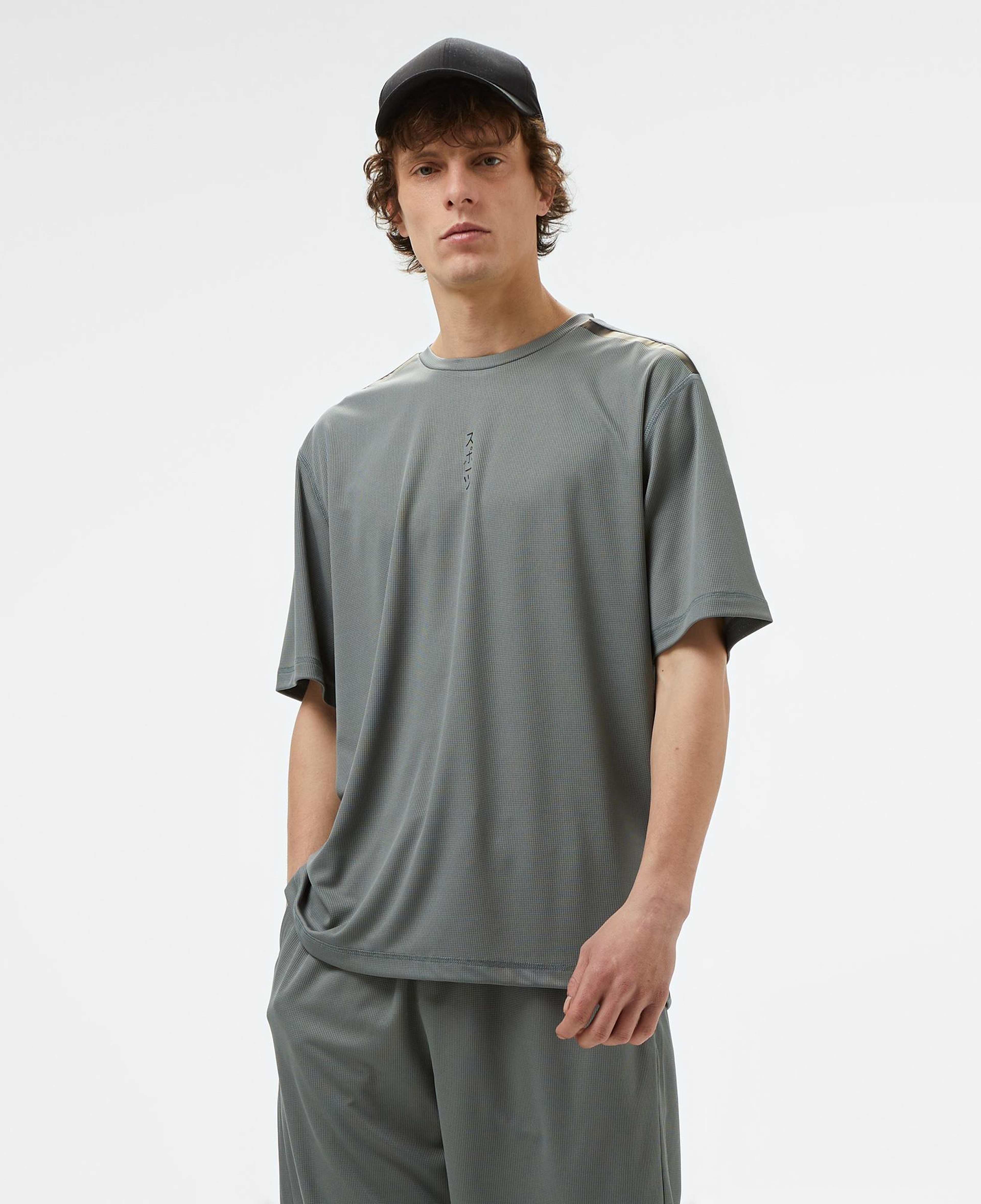UNITED4 Erkek Gri Antrenman T-Shirt
