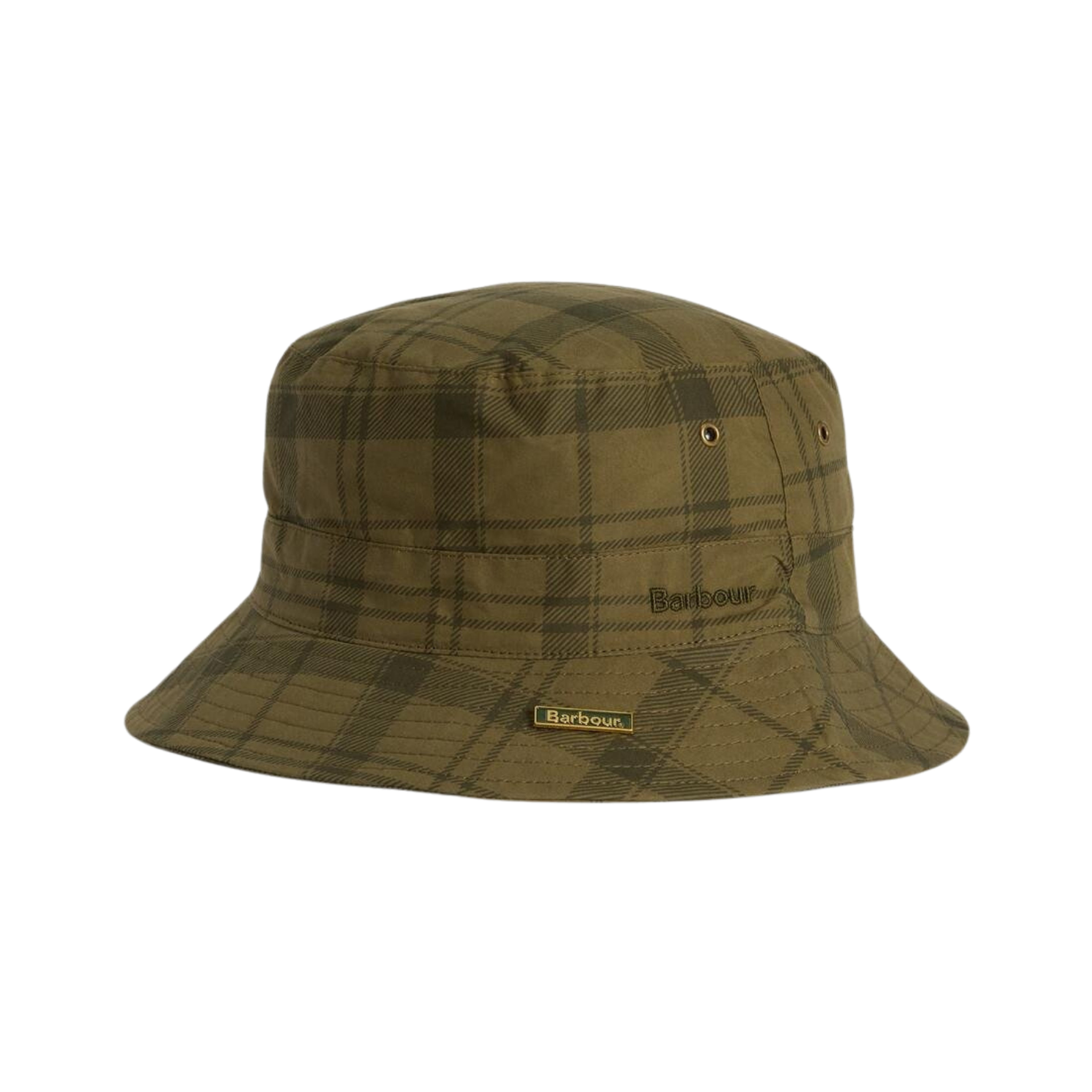 Barbour Tartan Transport Yağlı Bucket Şapka