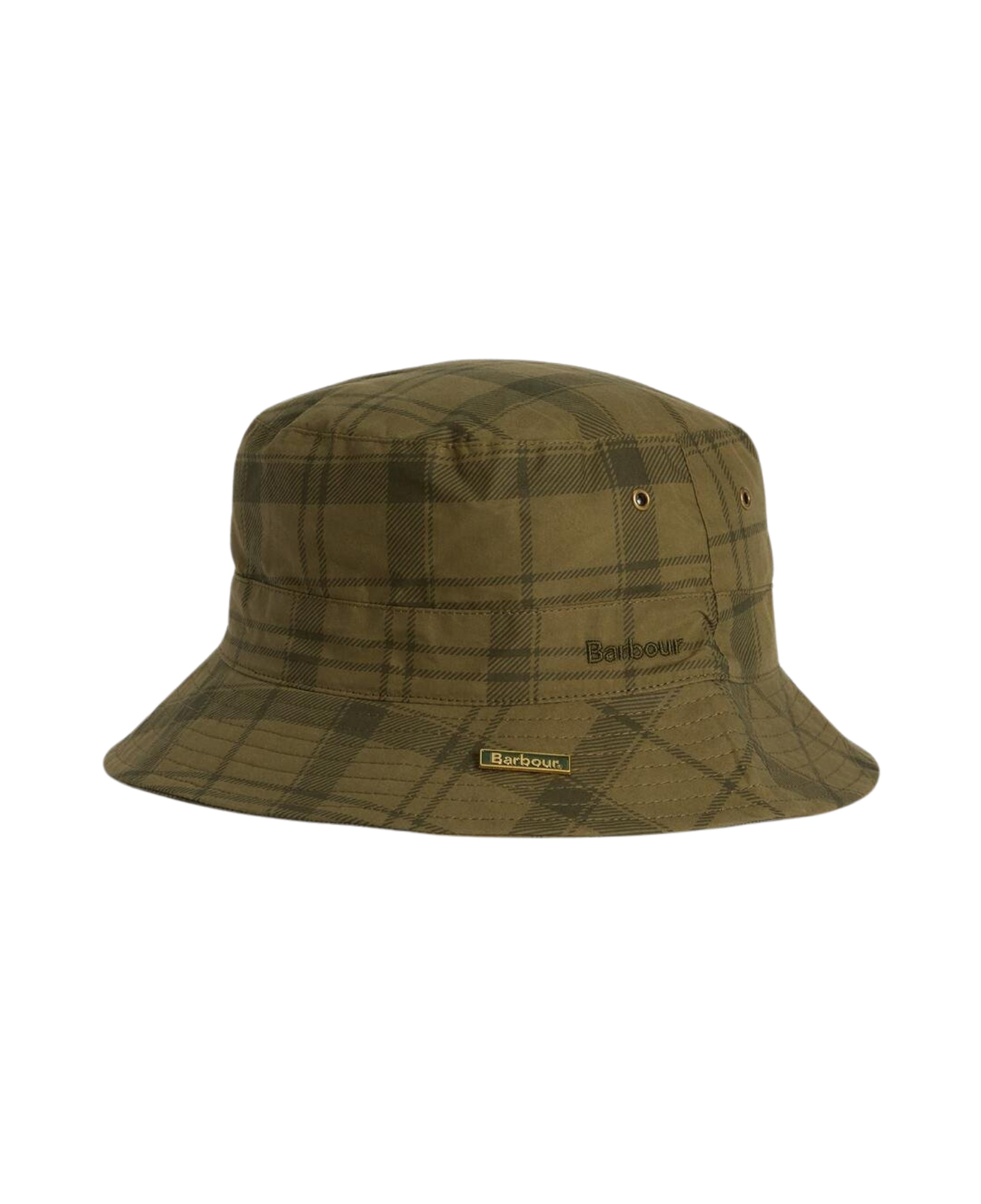 Barbour Tartan Transport Yağlı Bucket Şapka