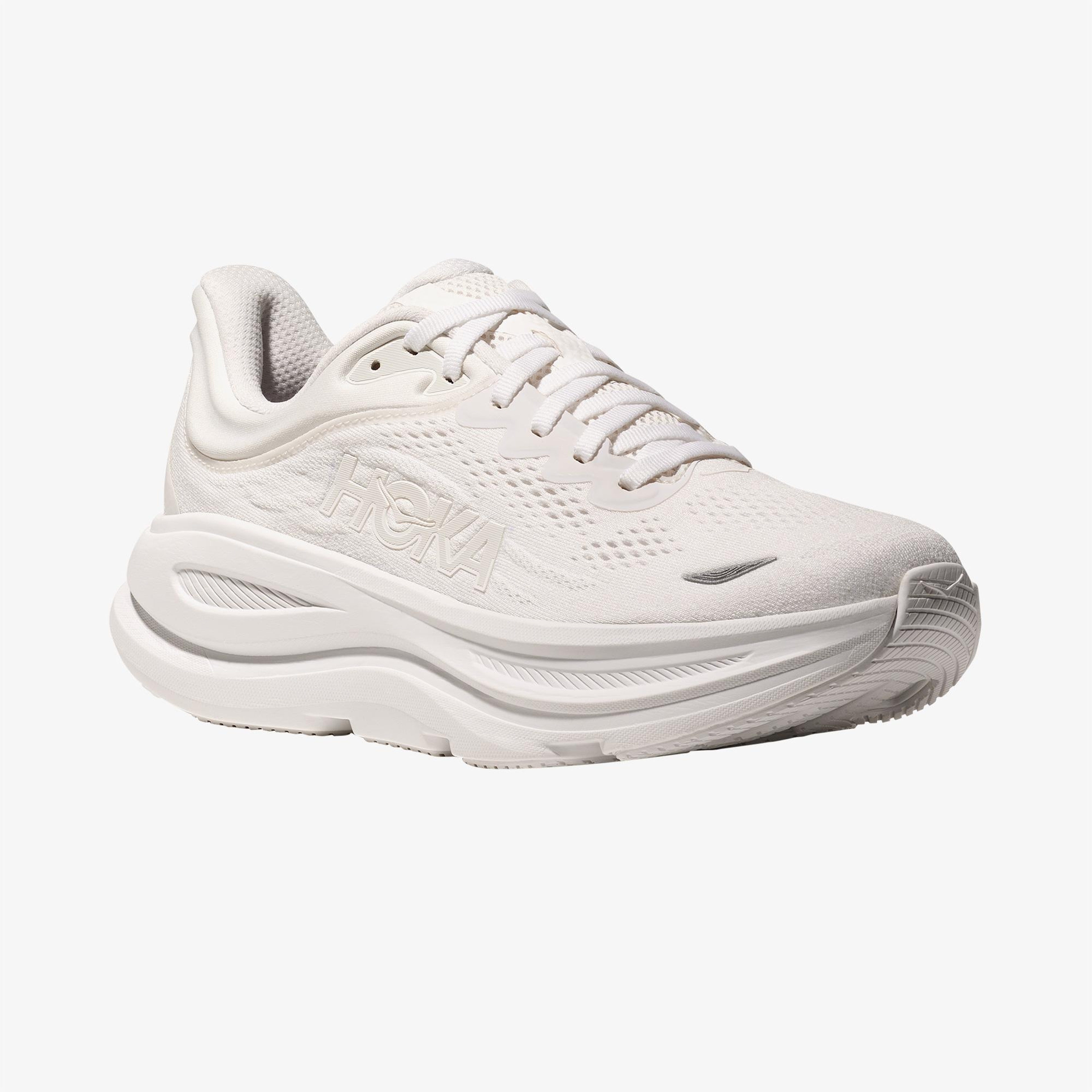Hoka Bondi 9 Kadın Beyaz Yol Koşu Ayakkabısı