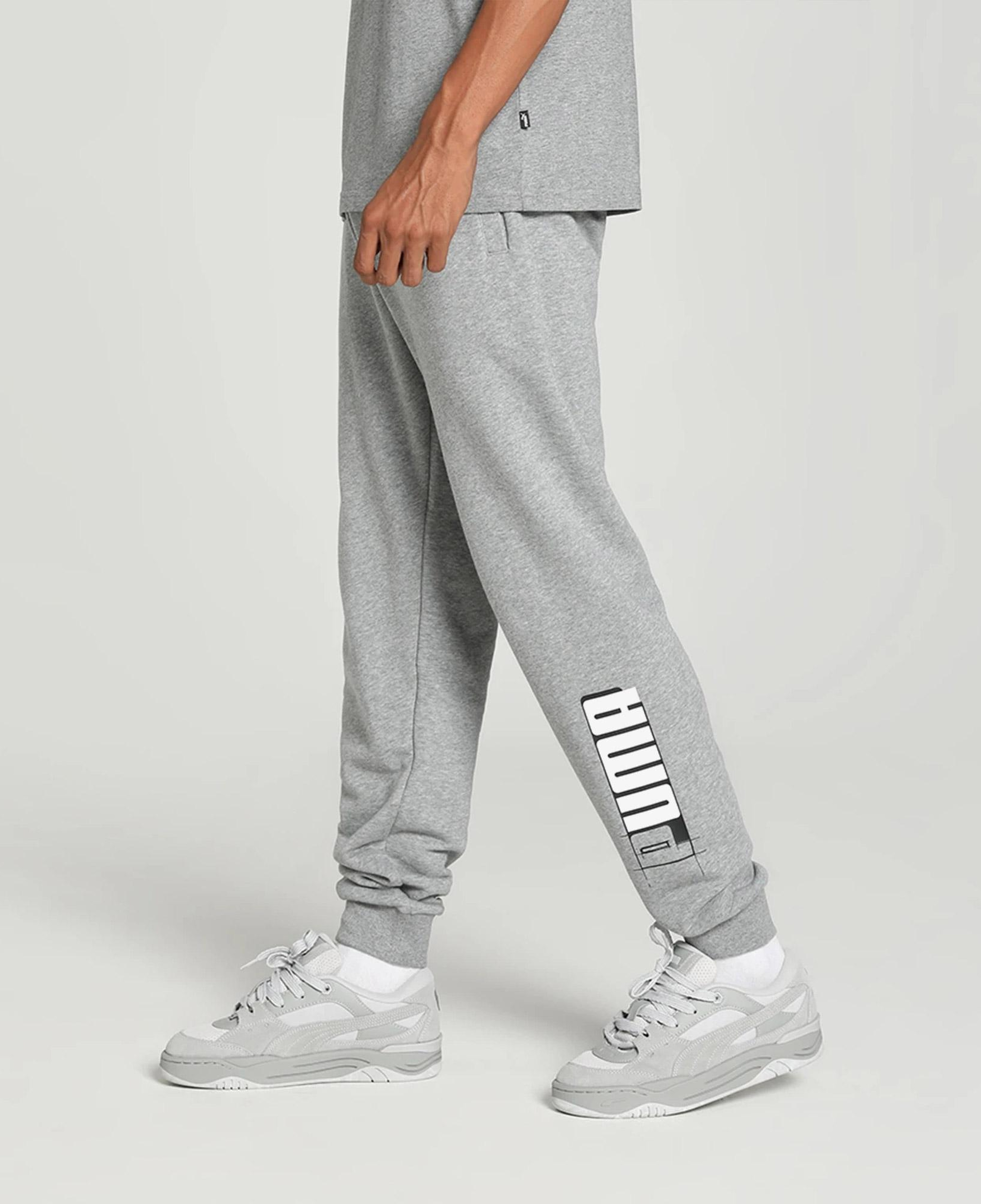 Puma Essentials Logo Erkek Gri Eşofman Altı