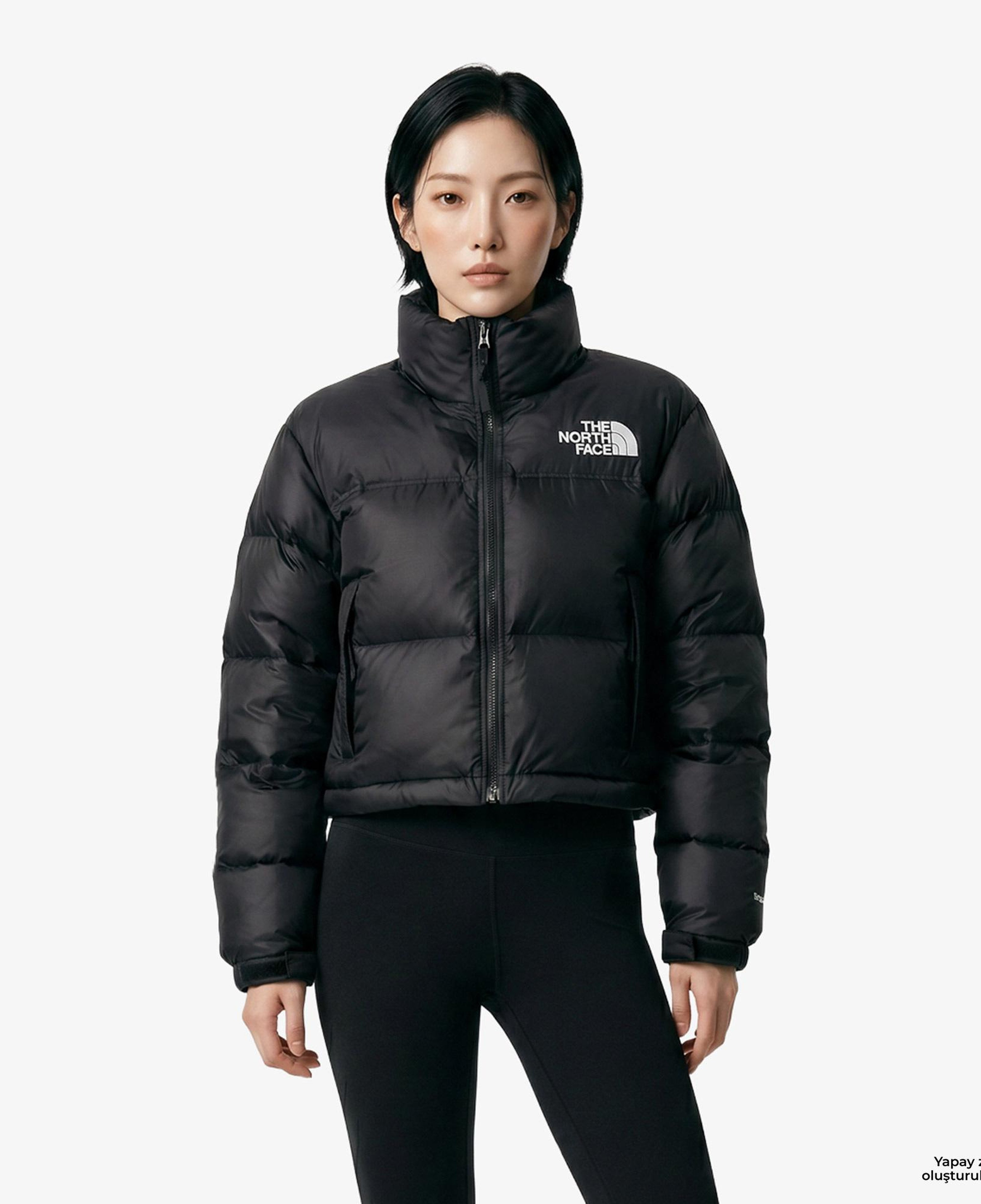 The North Face Kadın Nuptse Siyah Mont