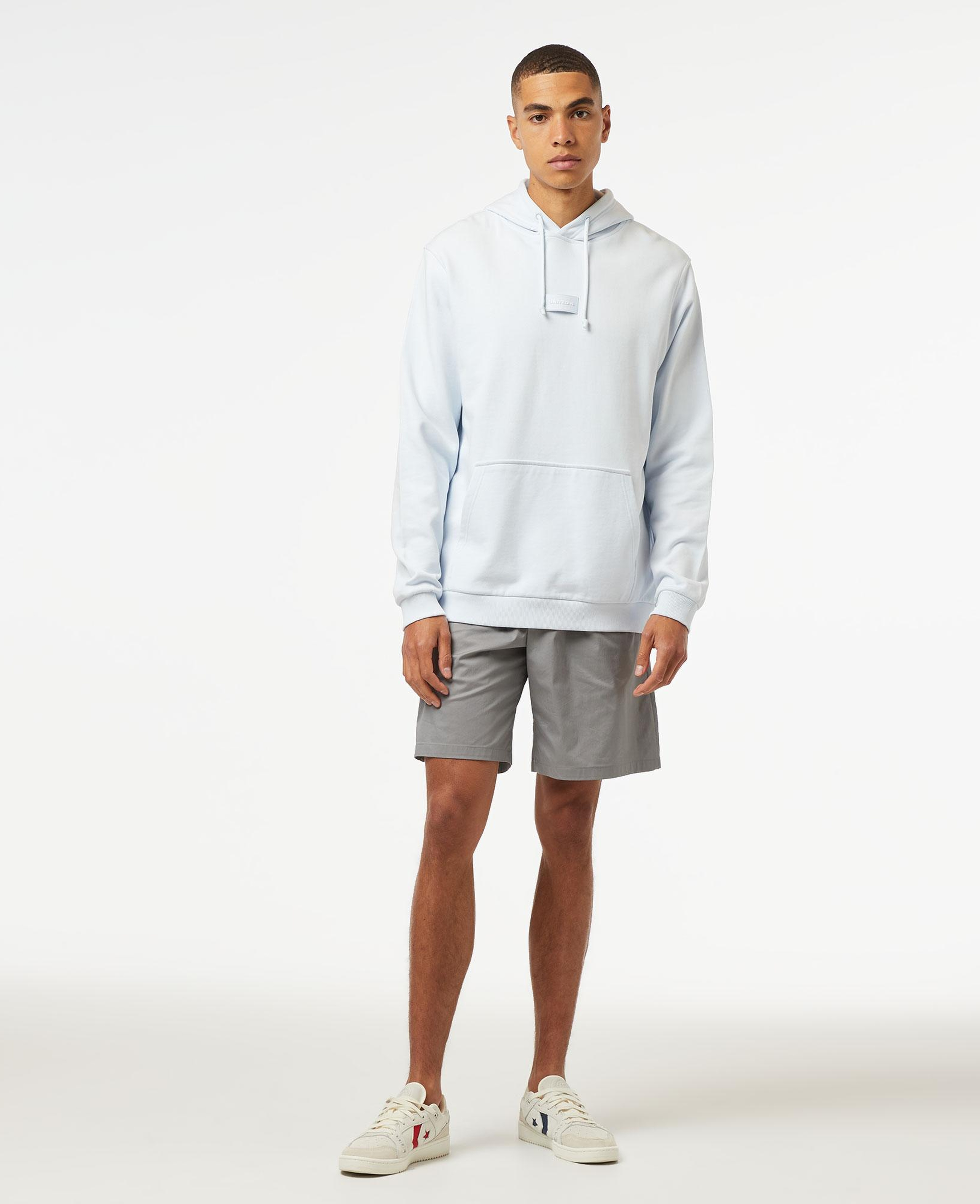 UNITED4 Classic Erkek Mavi Hoodie