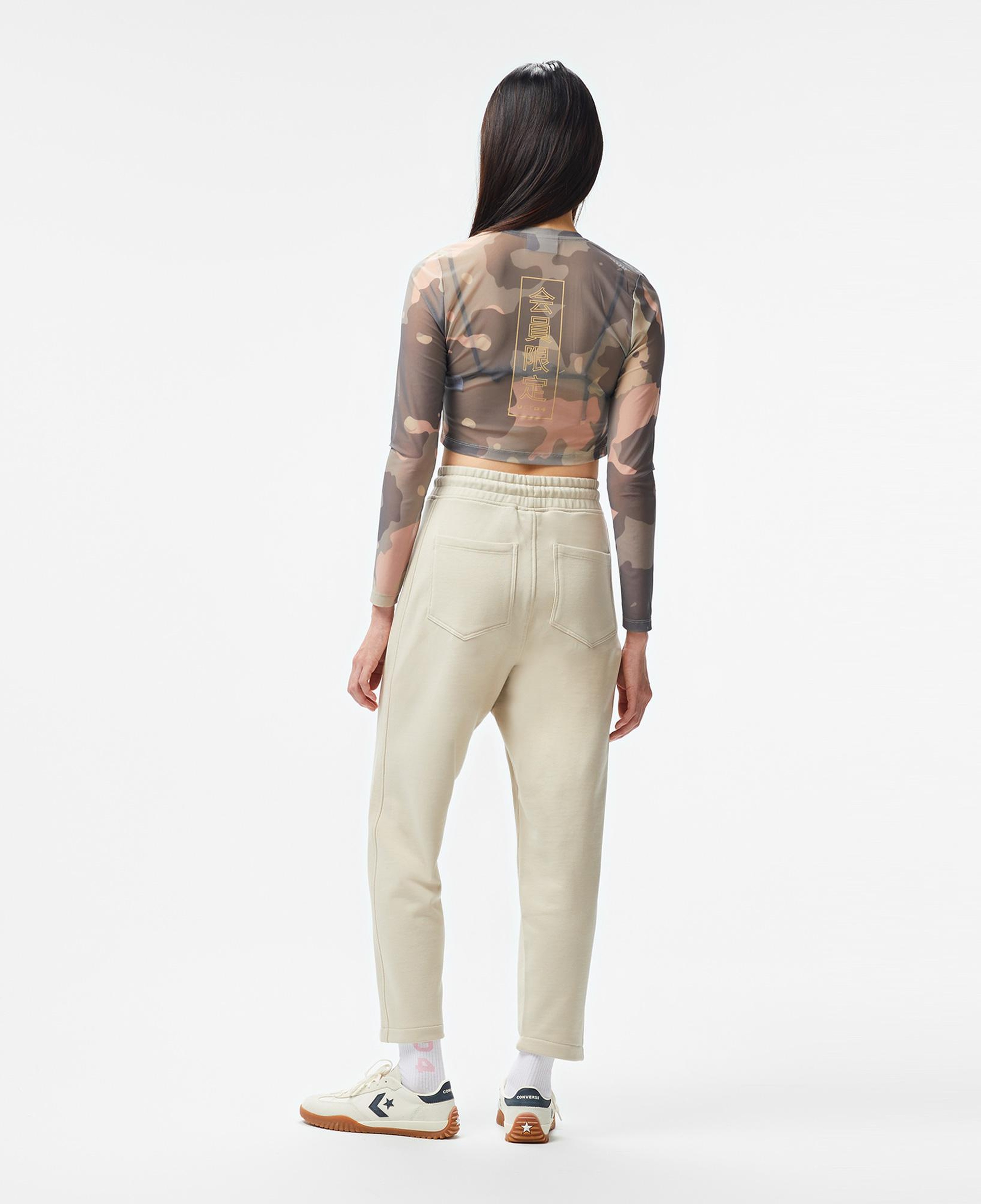 UNITED4 Comfort Flare Kadın Krem Eşofman Altı