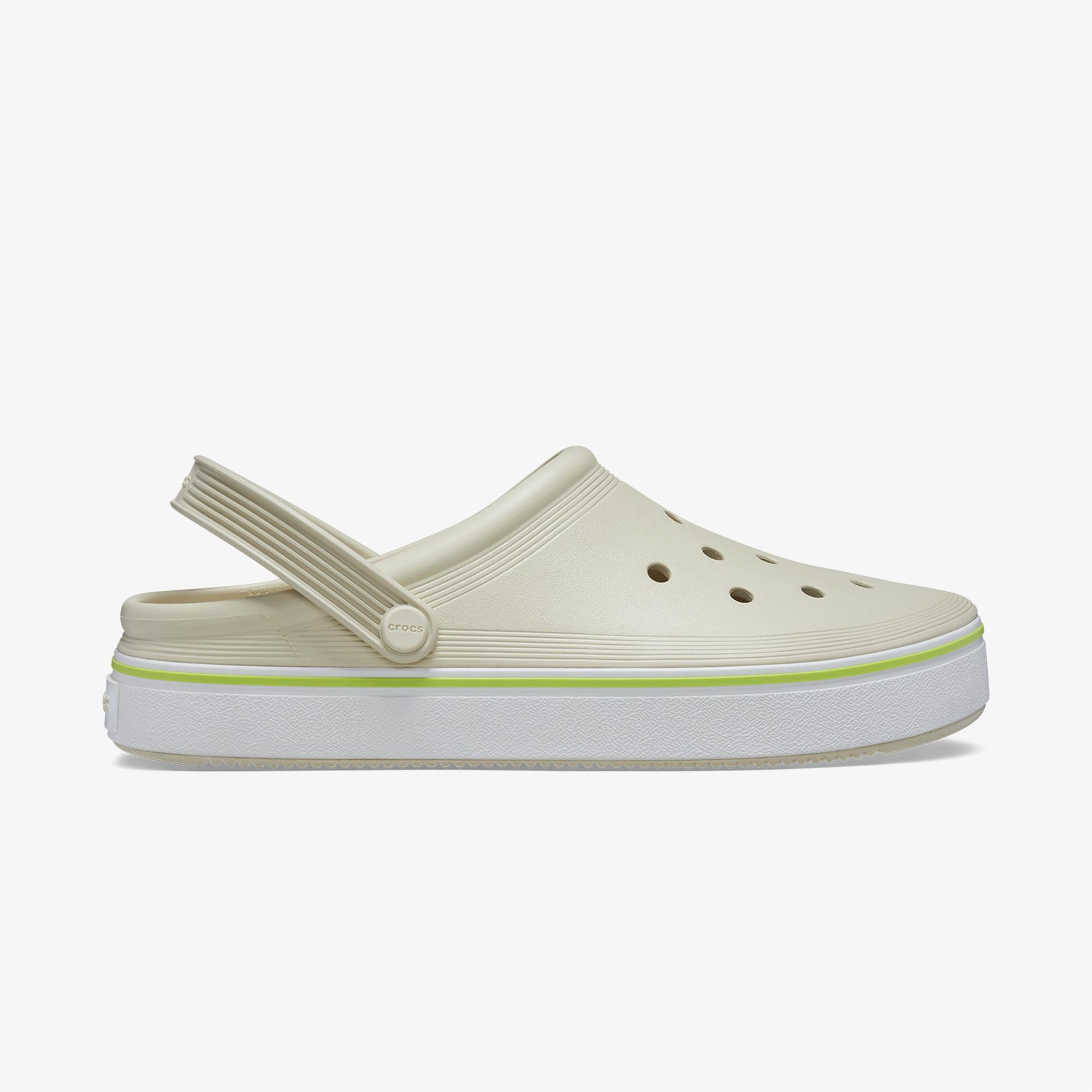 Crocs Off Court Kadın Krem Terlik