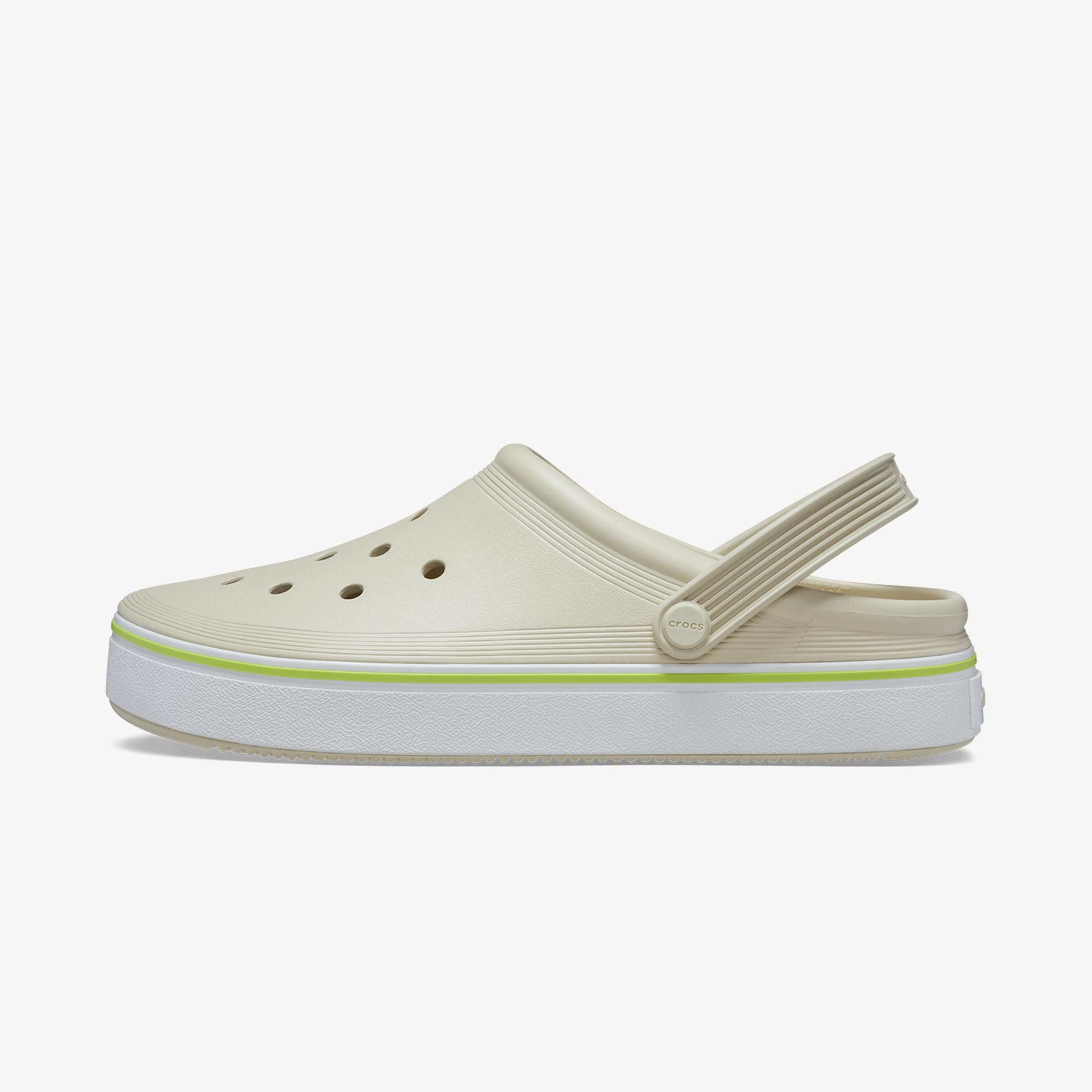 Crocs Off Court Kadın Krem Terlik