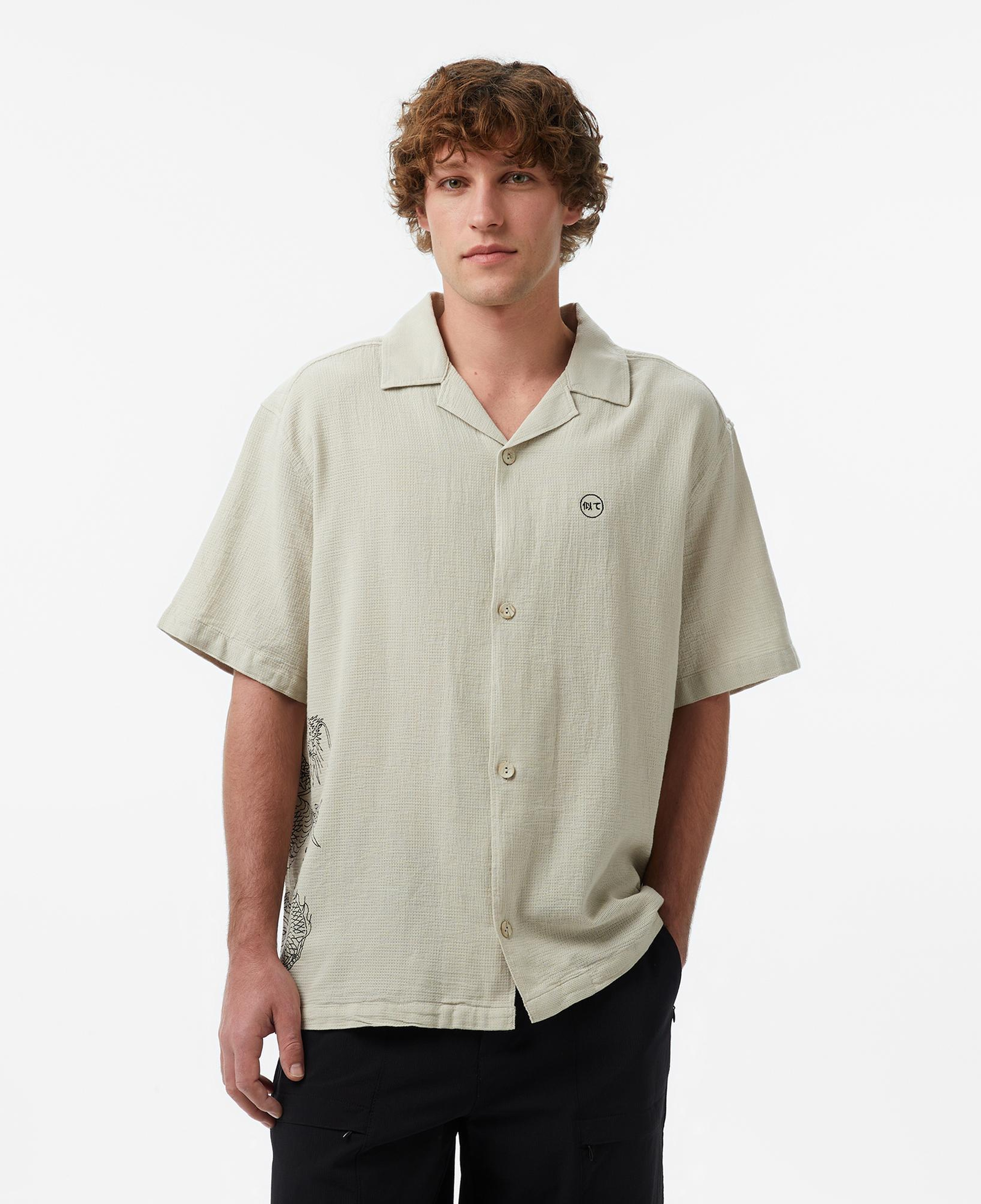 UNITED4 Comfort Fit Erkek Krem Gömlek