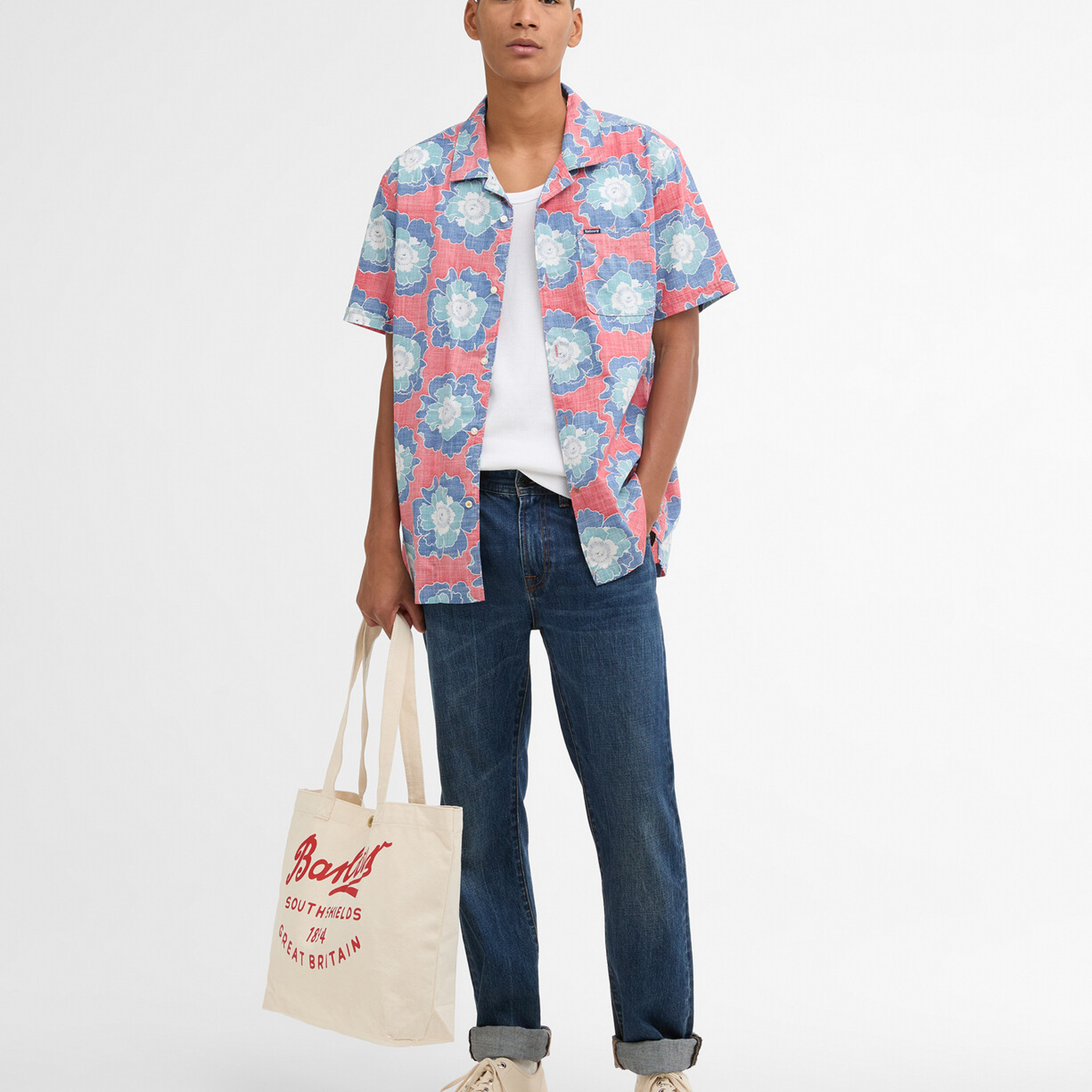 Barbour Hauxley Printed Summer Fit Gömlek