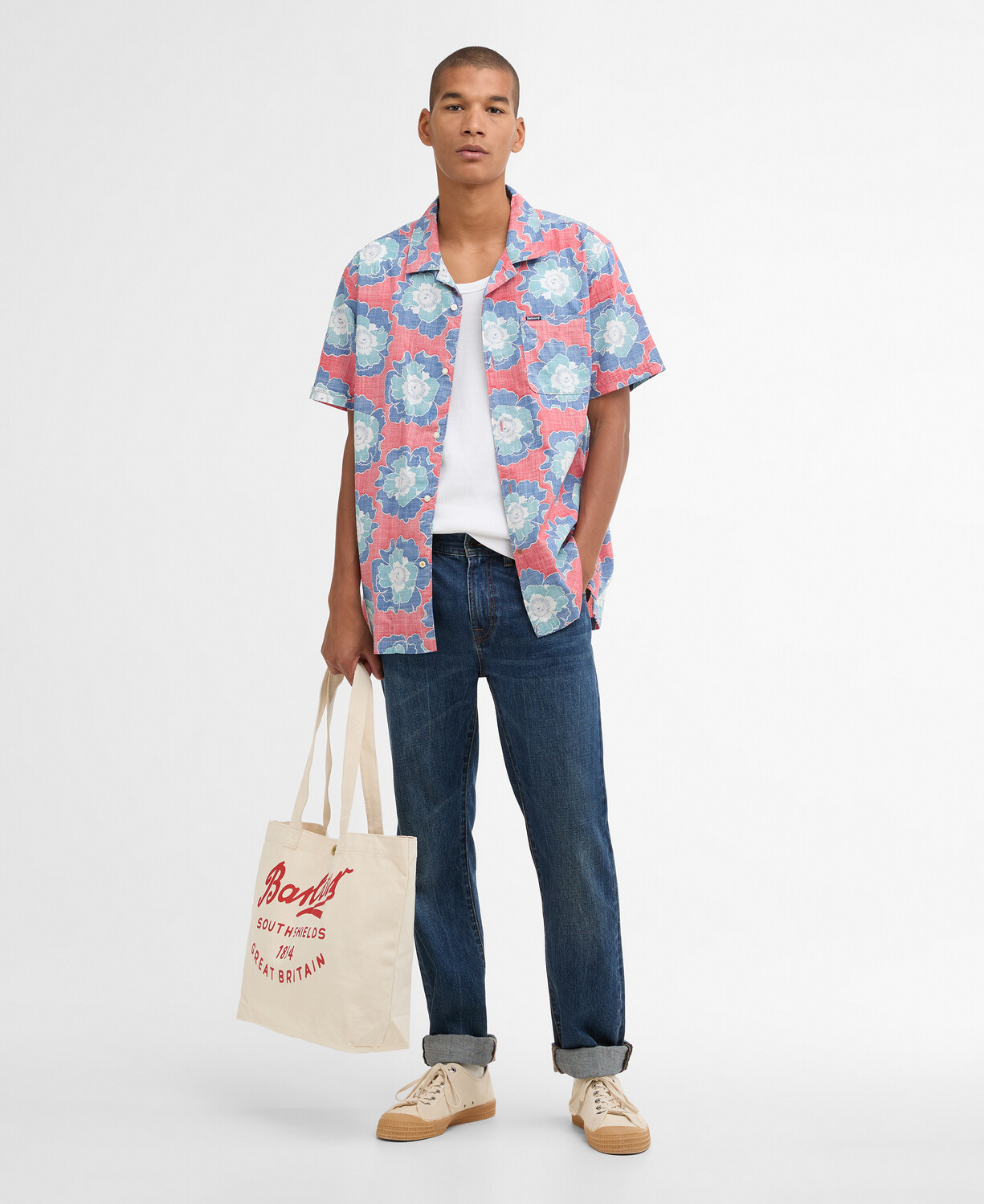Barbour Hauxley Printed Summer Fit Gömlek