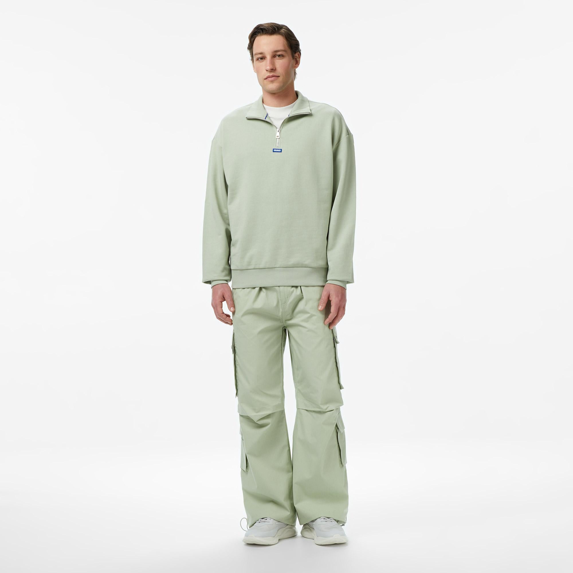 Hugo Neeler Erkek Yeşil Sweatshirt