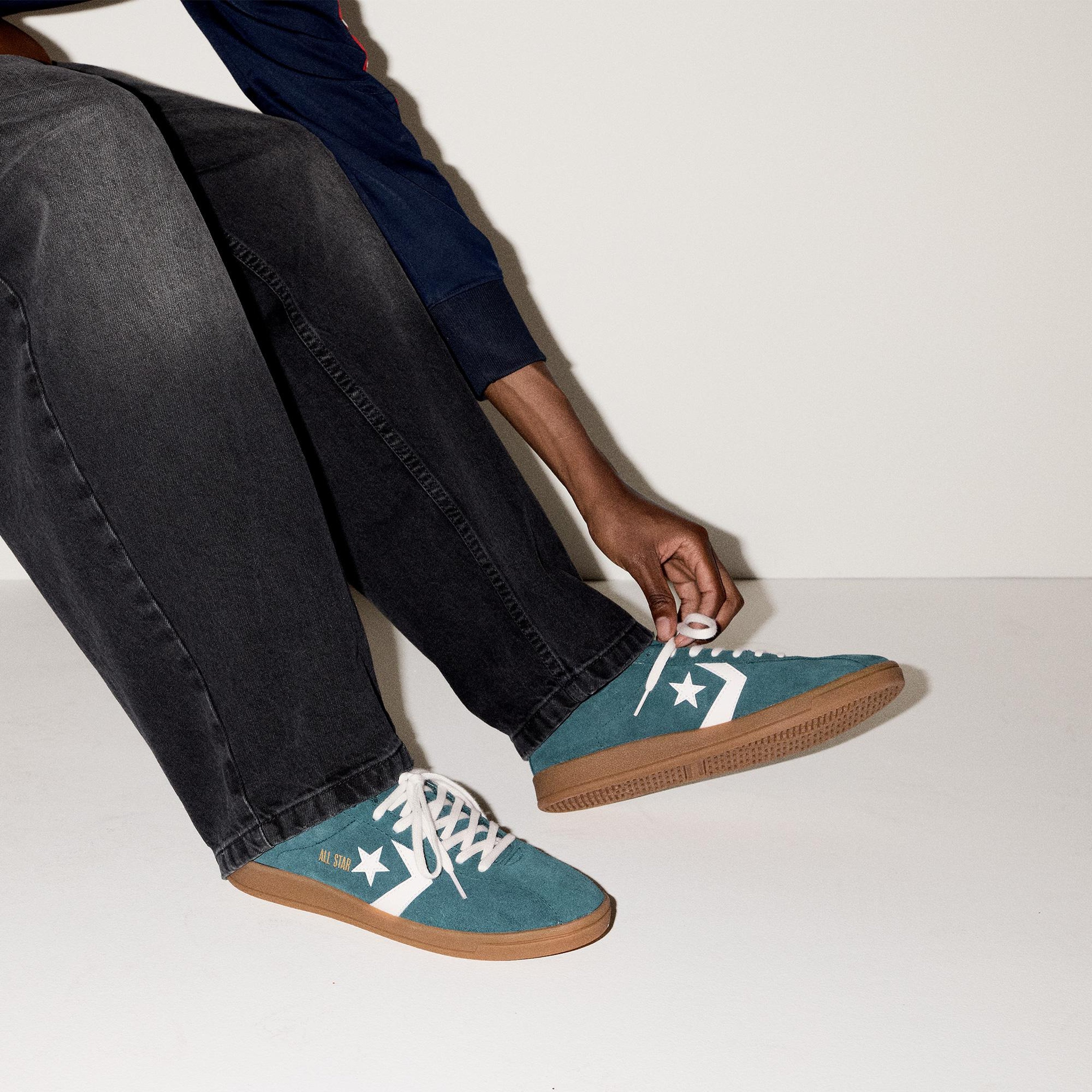 Converse All Star Classic Trainer Seasonal Color Suede Unisex Yeşil Sneaker