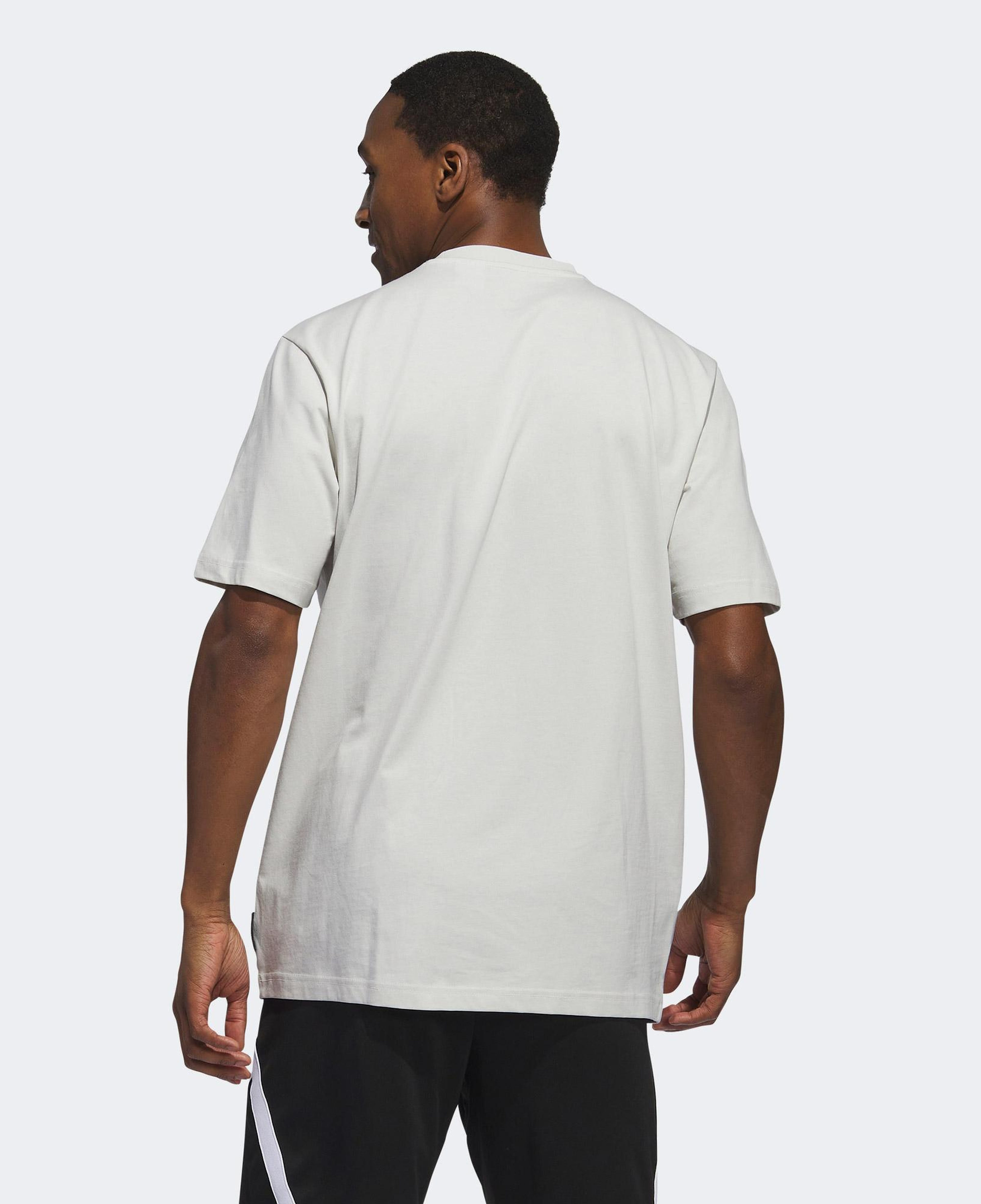 adidas Lil Stripe Comic Graphic Erkek Gri T-Shirt