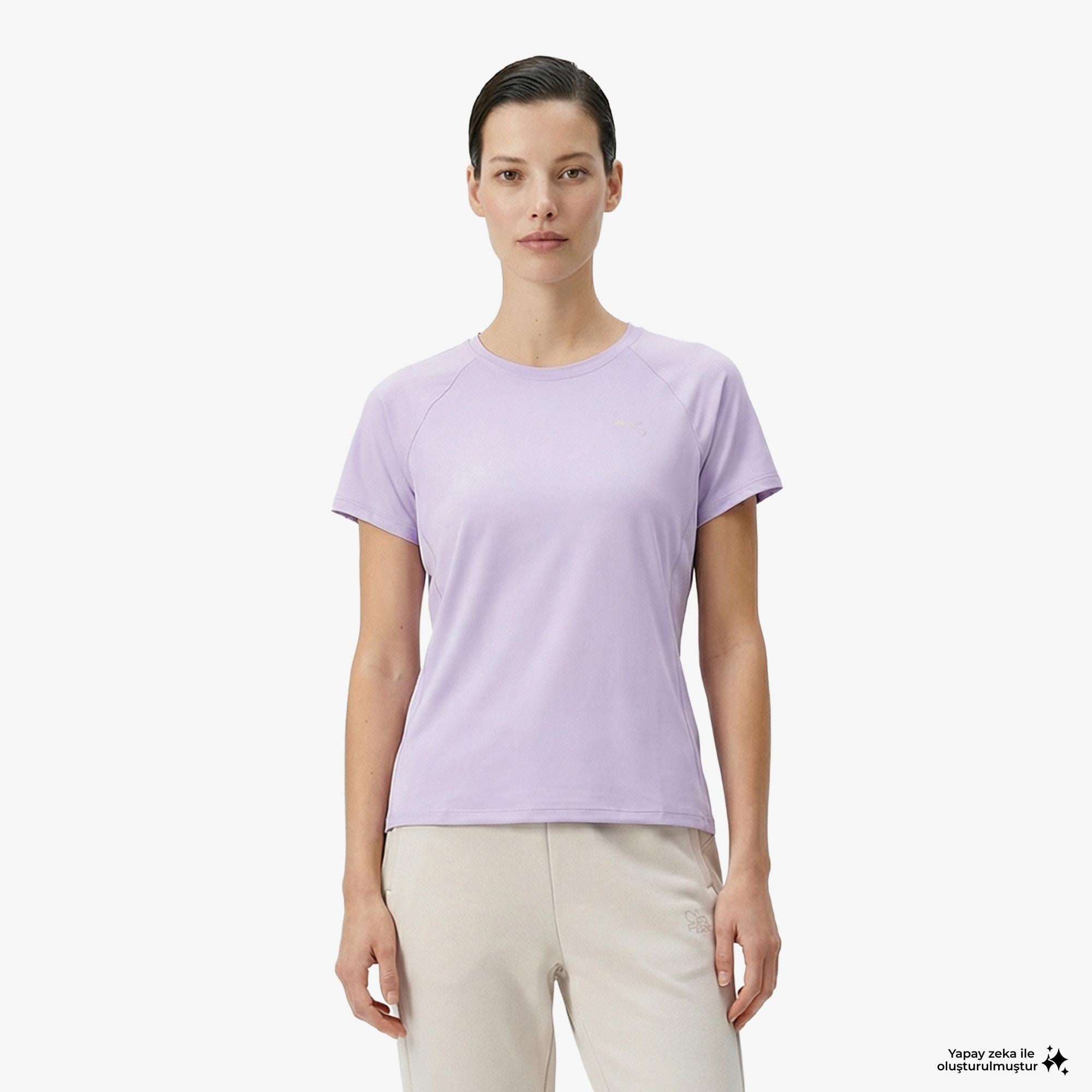 Anta Advanced Running Kadın Mor T-Shirt
