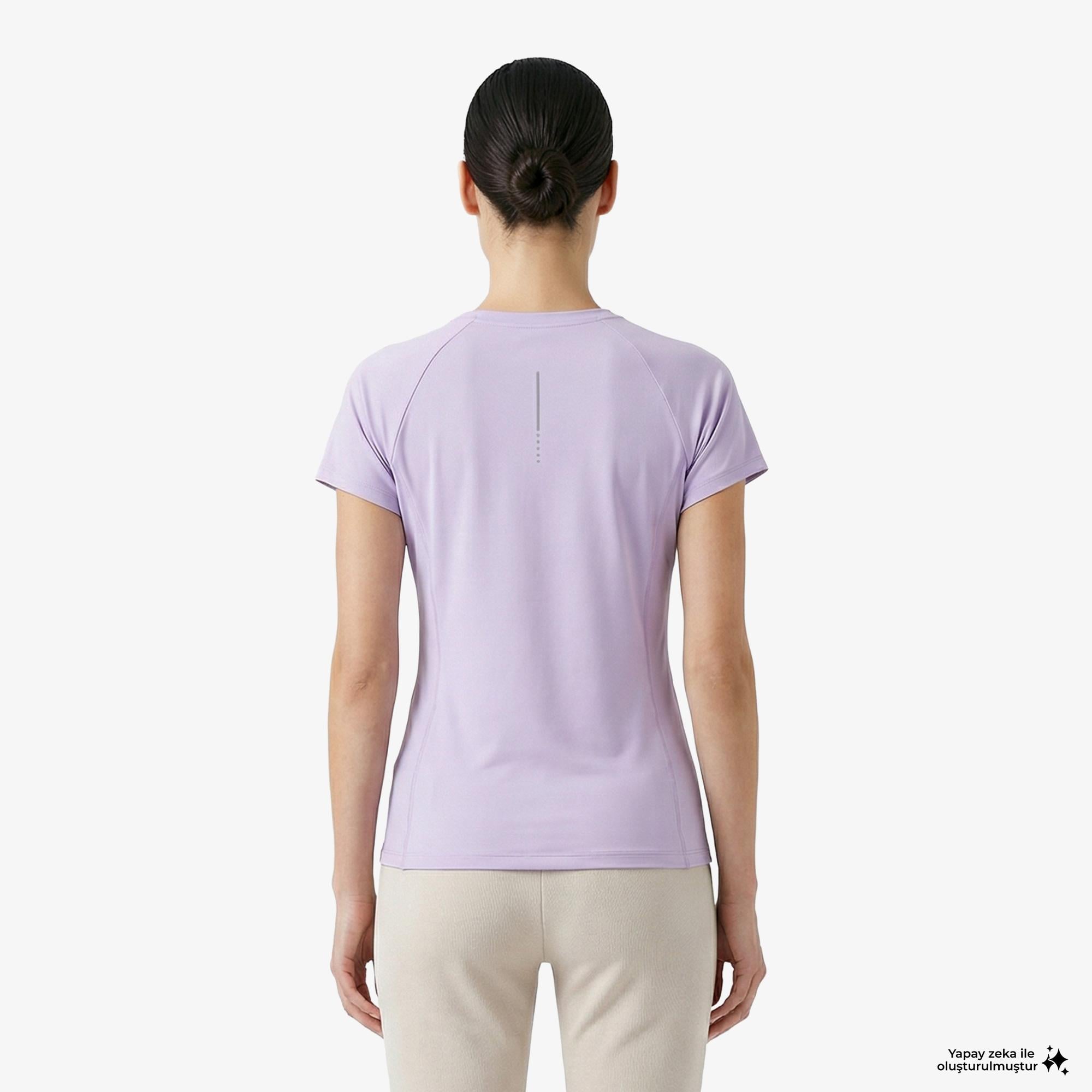 Anta Advanced Running Kadın Mor T-Shirt