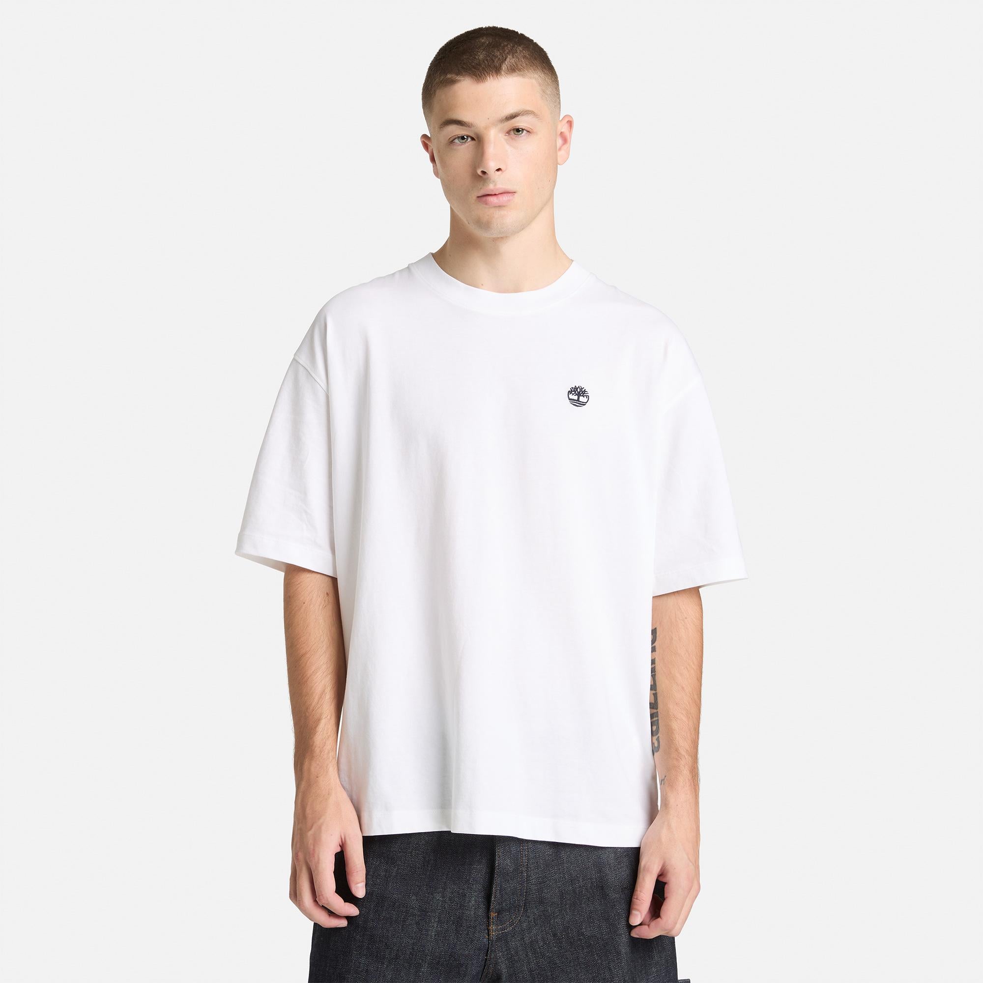 Timberland Dunstain River Erkek Beyaz T-Shirt