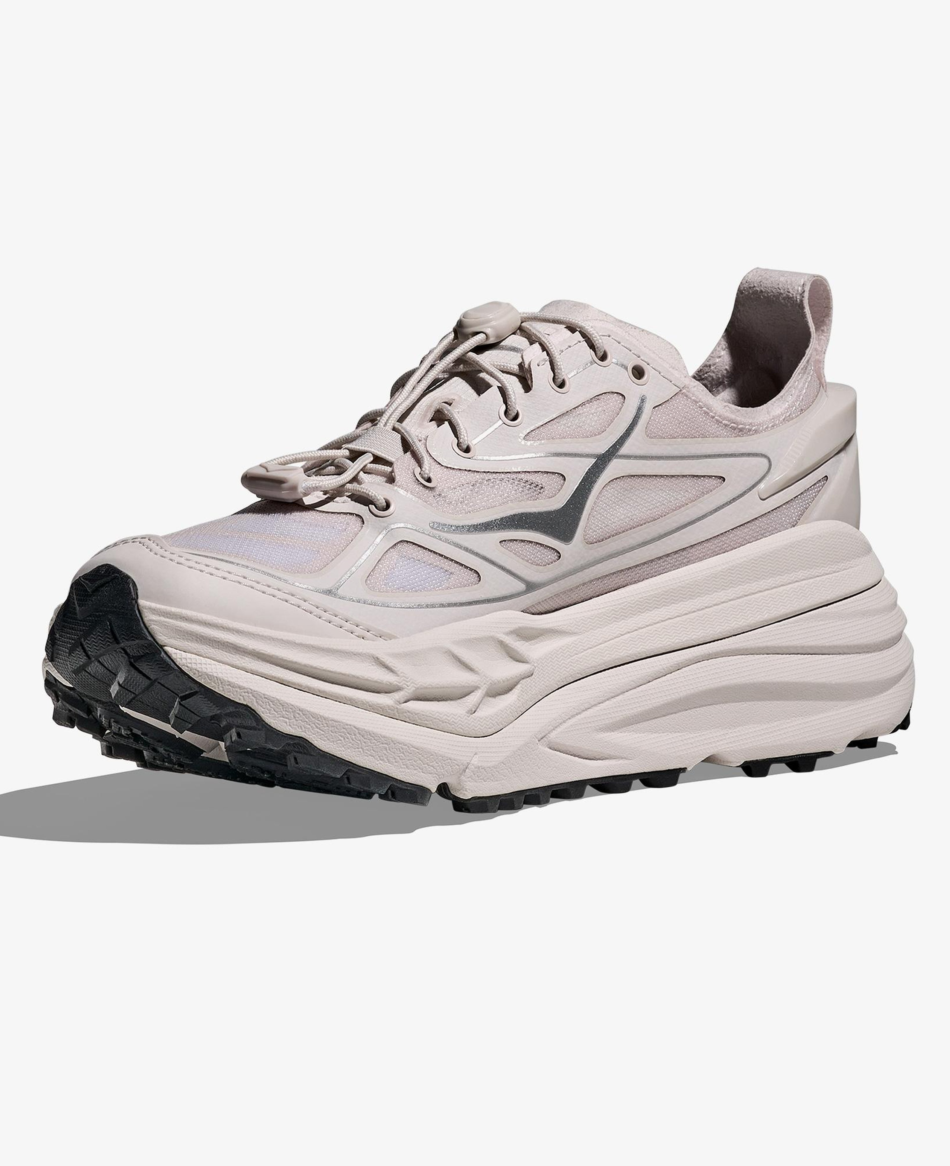 Hoka Stinson One7 Unisex Gri Spor Ayakkabı