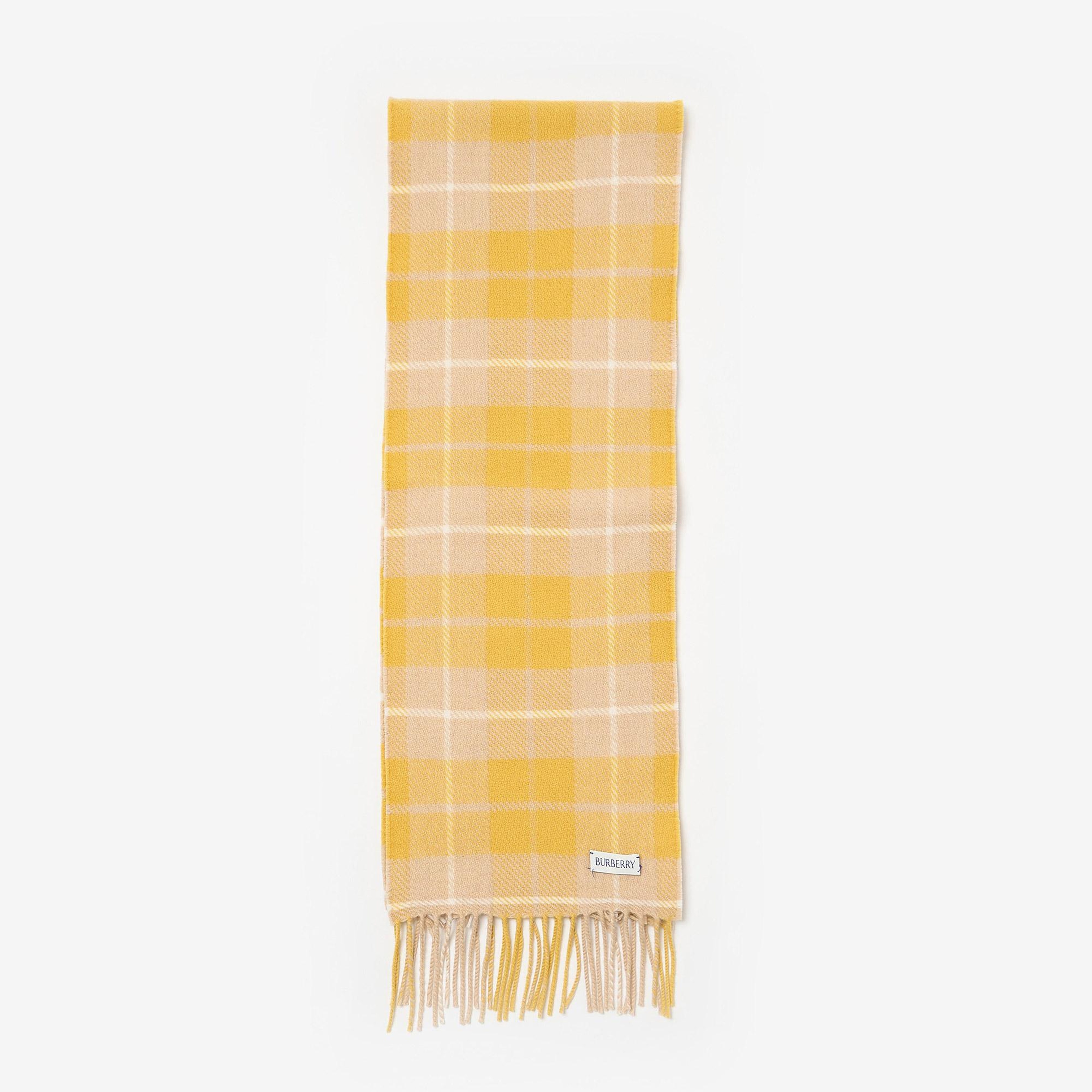 Burberry Wool Çocuk Sarı Atkı