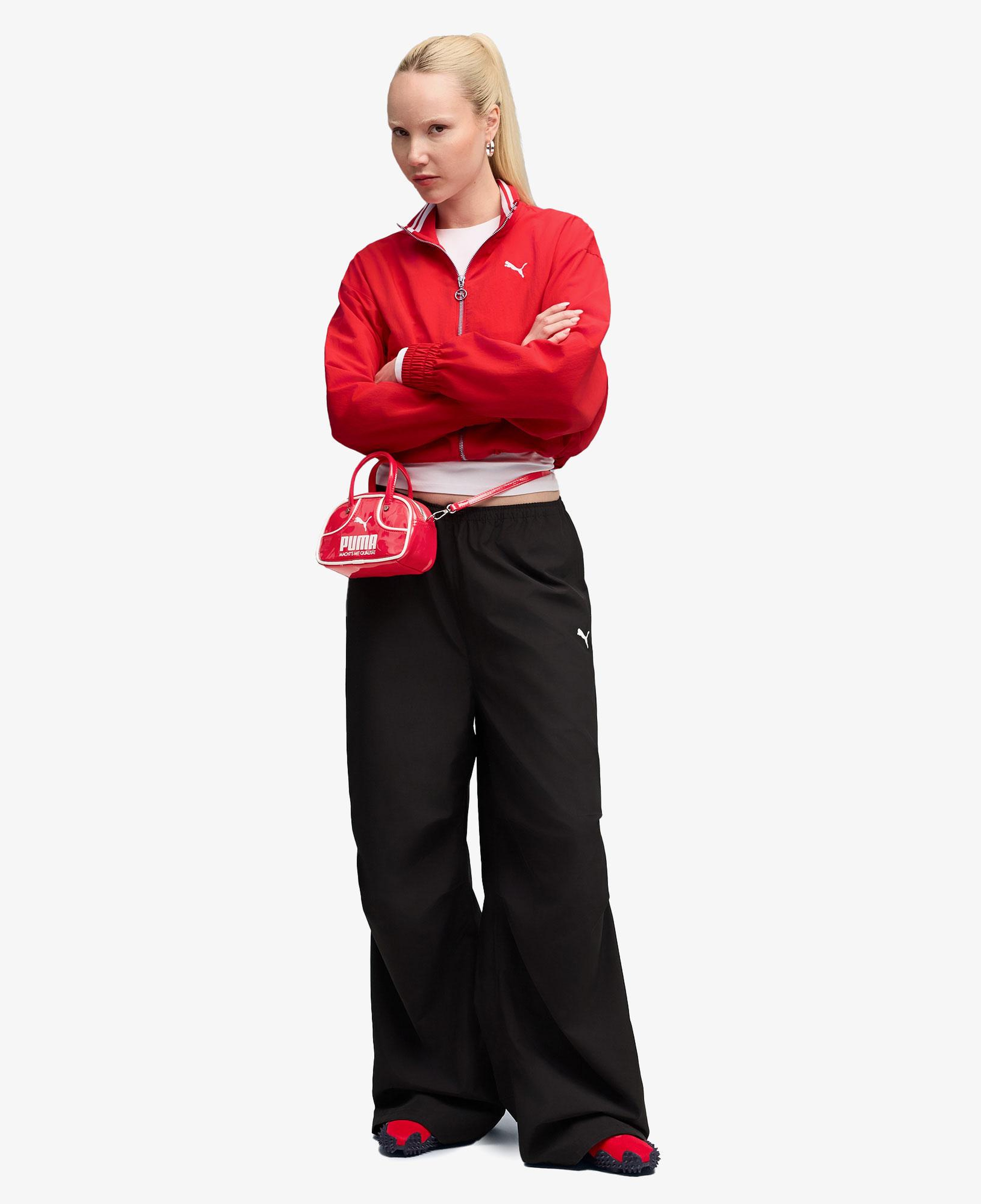 Puma Wardrobe Essentials Parachute Kadın Siyah Pantolon