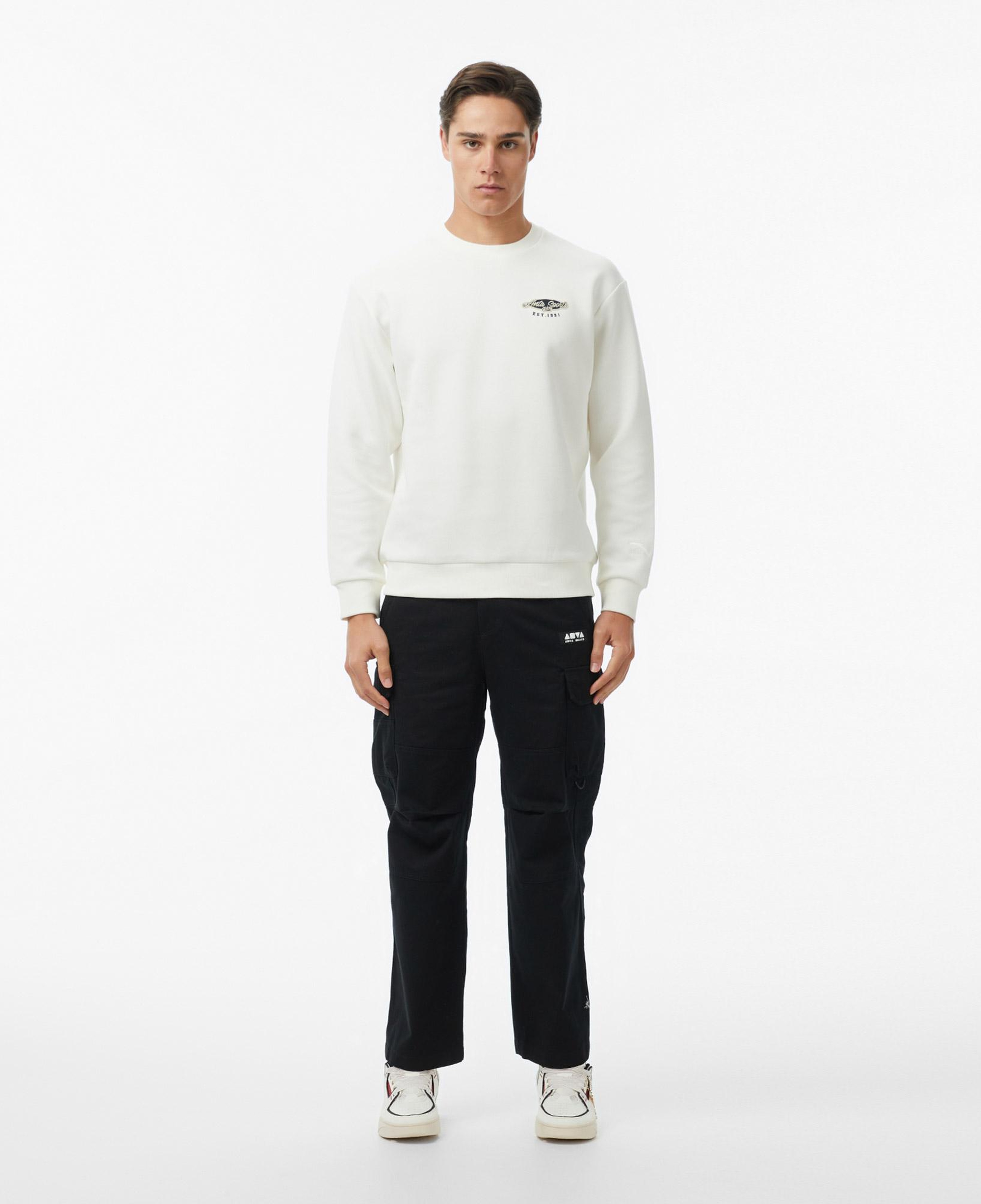 Anta You Are The Ping To My Pong Erkek Beyaz Sweatshirt
