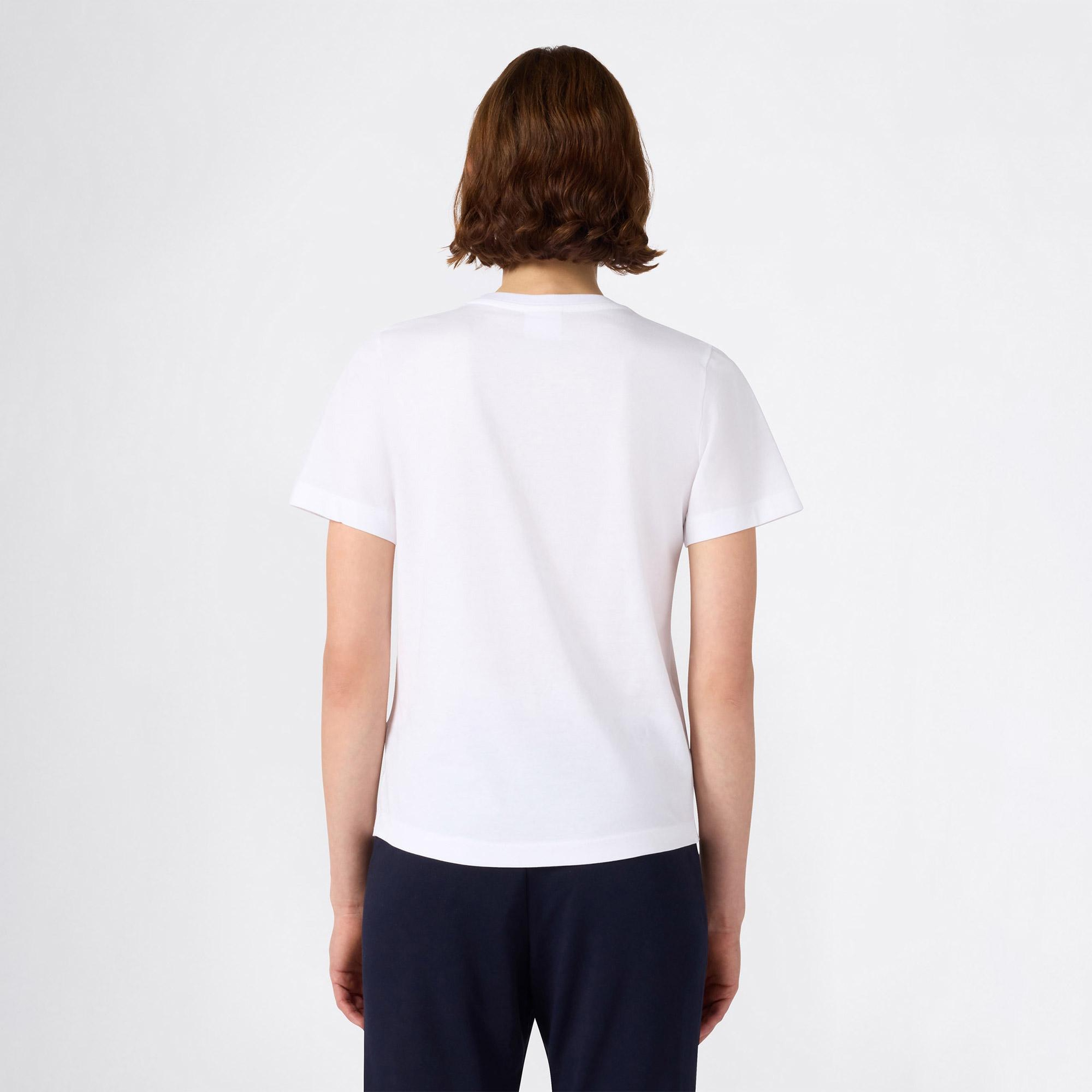Champion SS Regular Fit Kadın Beyaz T-Shirt