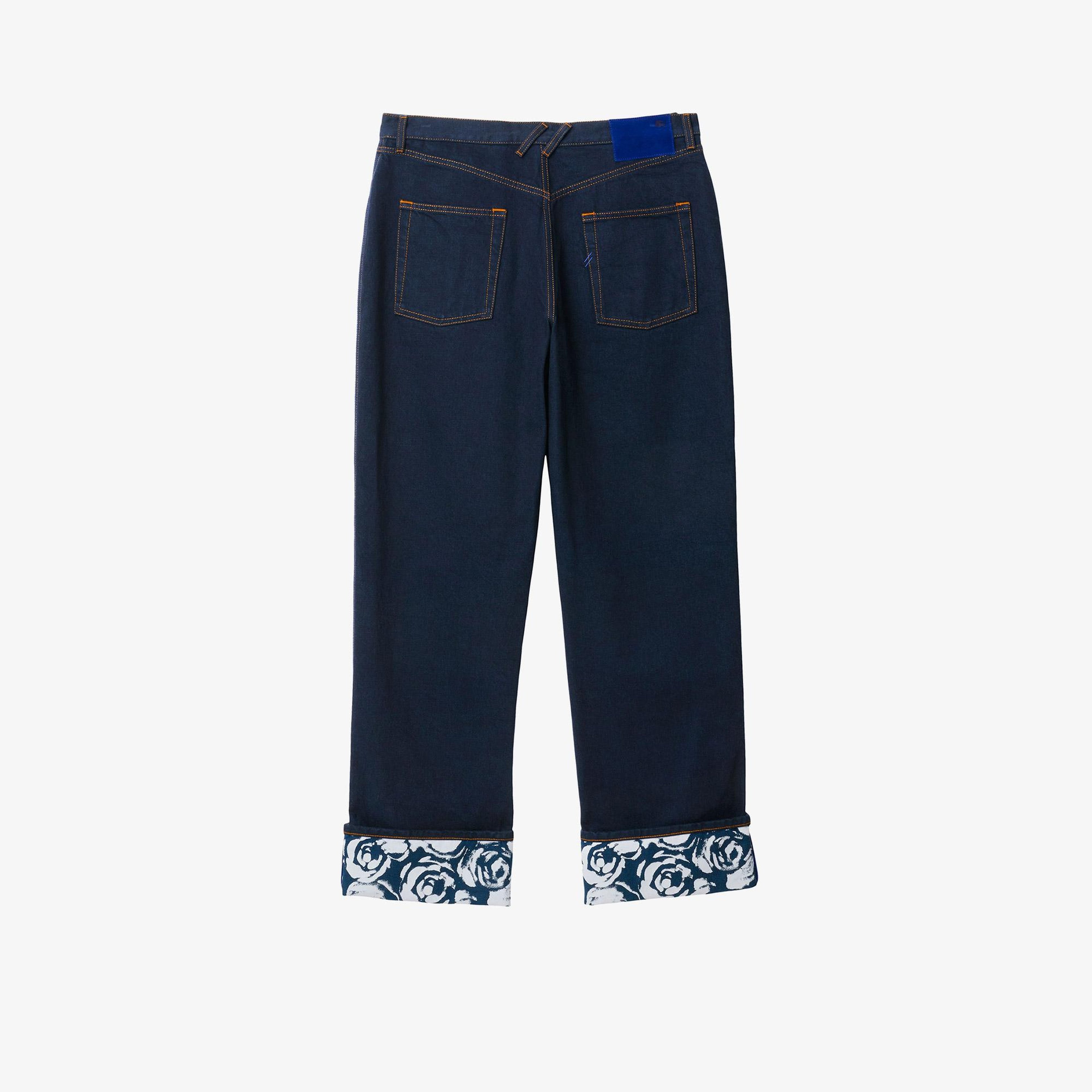 Burberry Erkek Lacivert Pantolon
