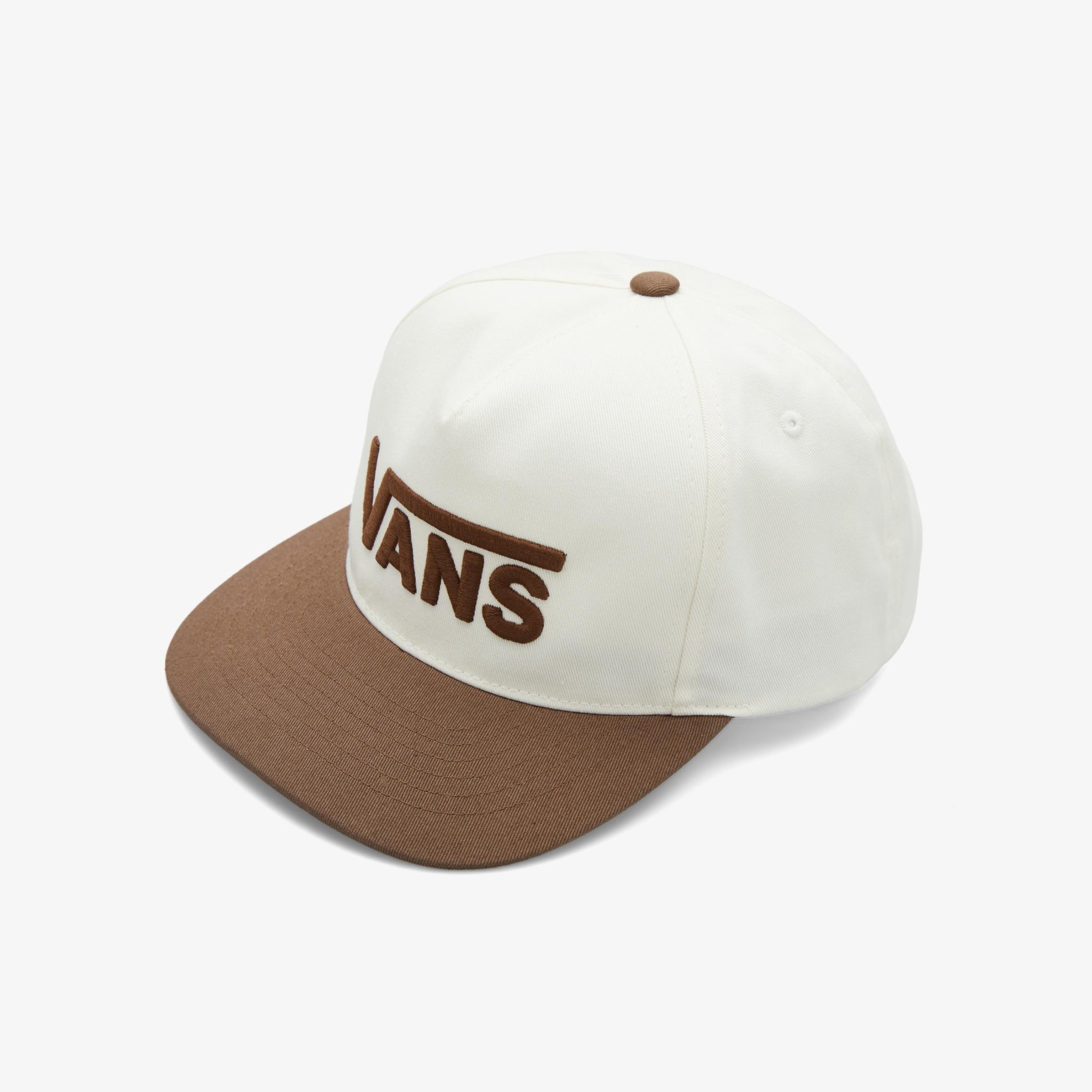 Vans Drop V Logo Unisex Kahverengi Şapka