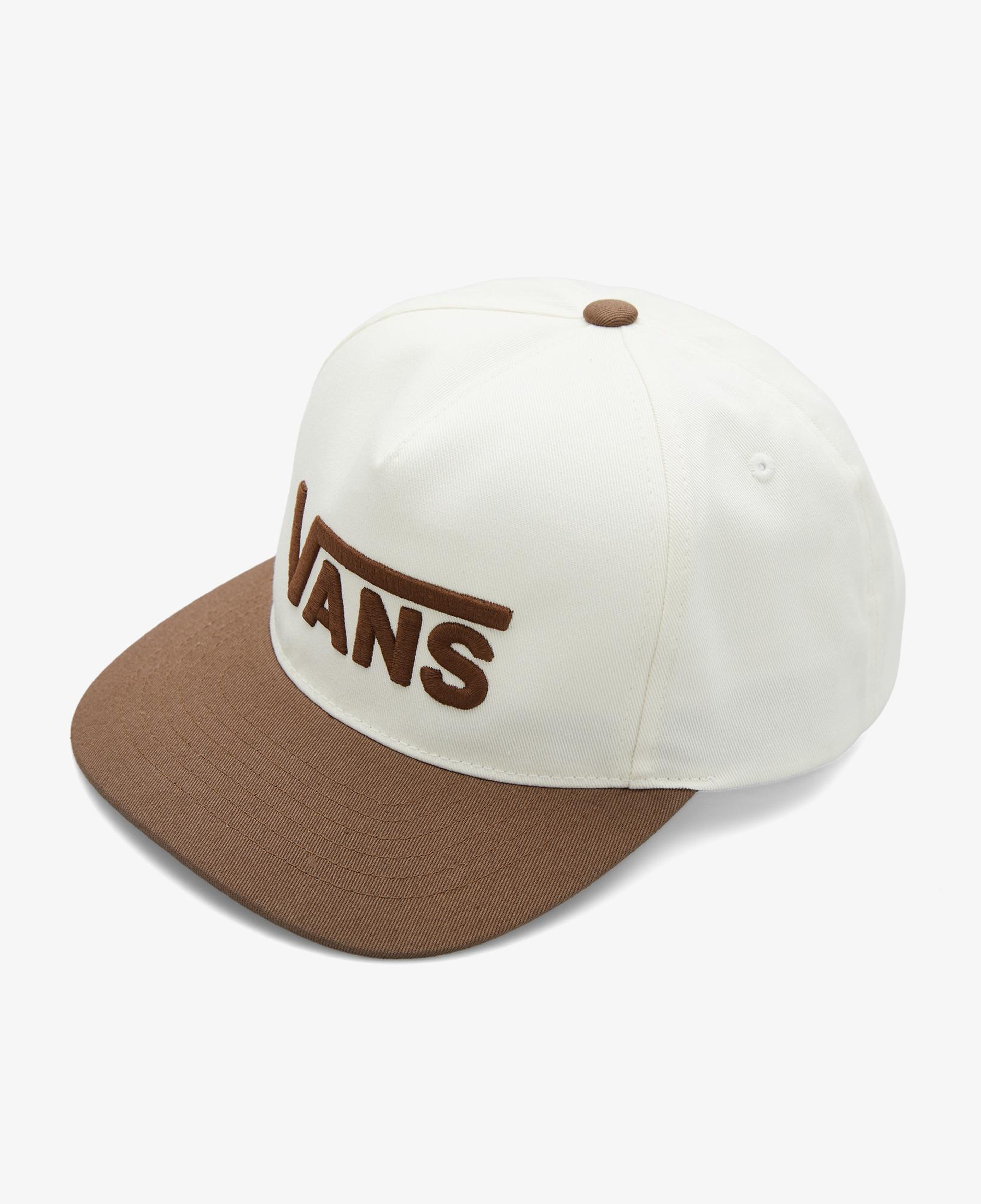 Vans Drop V Logo Unisex Kahverengi Şapka