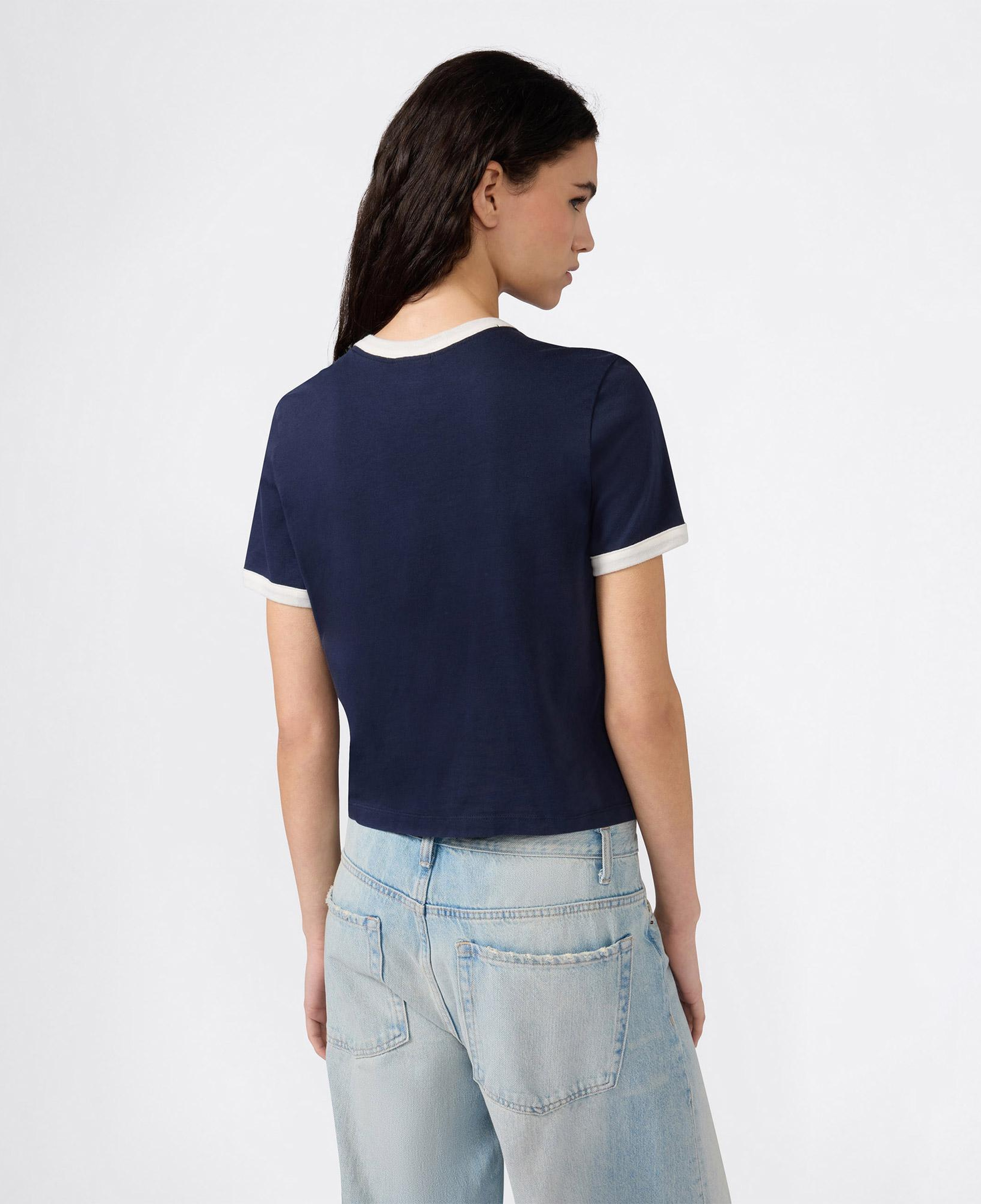 Champion Crewneck Croptop Kadın Lacivert T-Shirt