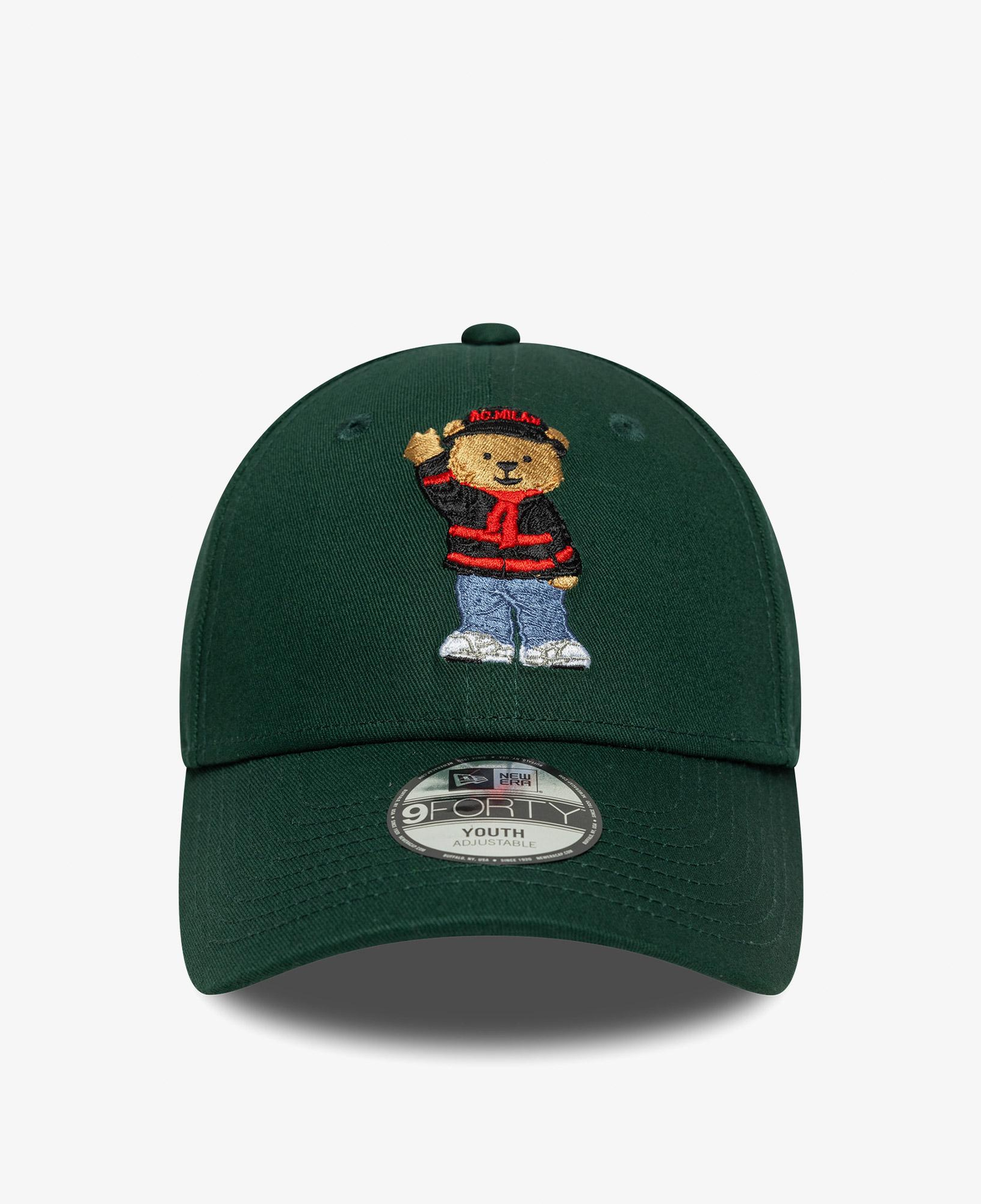 New Era Bear 9Forty Ac Milan Çocuk Yeşil Şapka