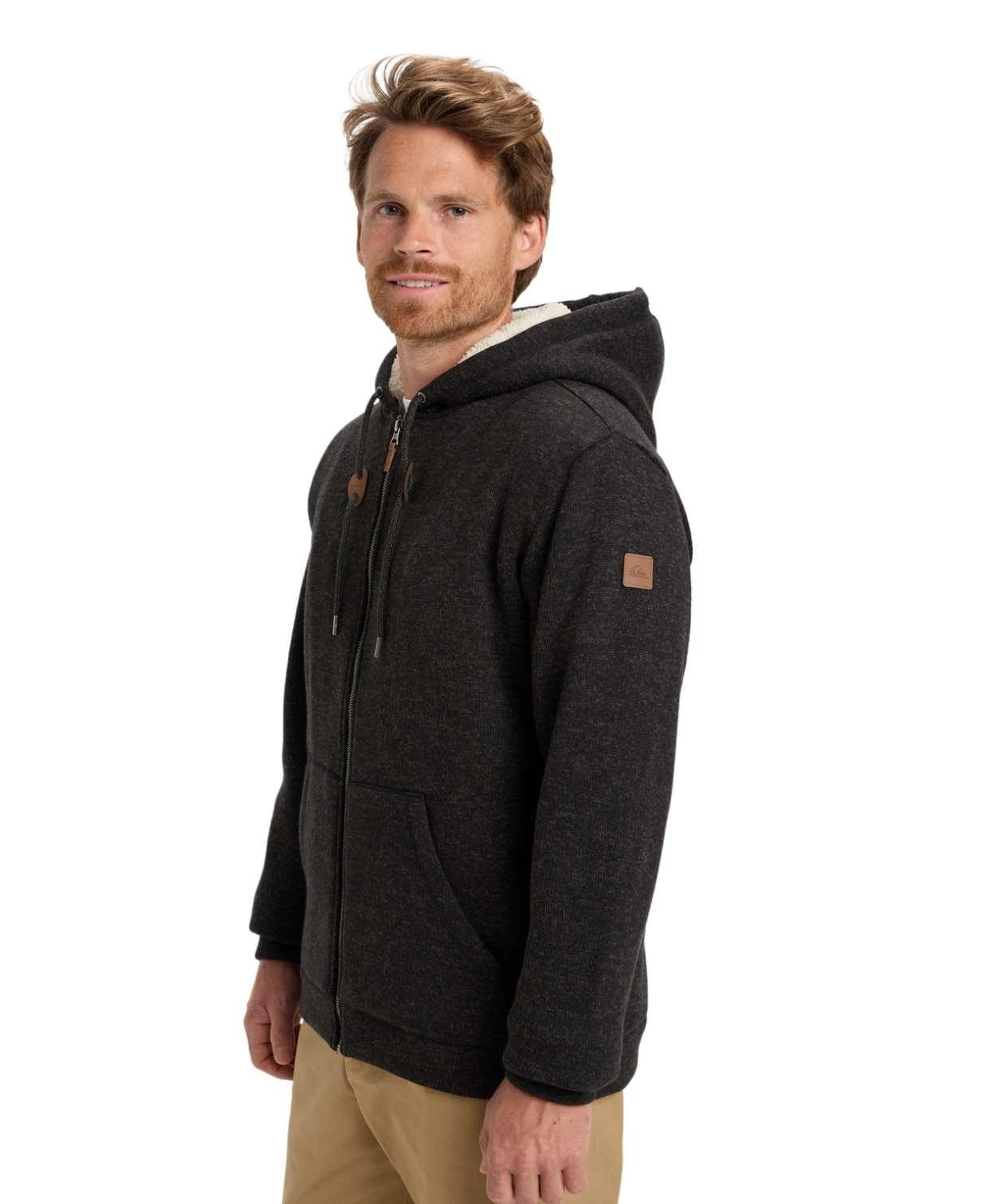 Quiksilver Keller Sherpa Erkek Siyah Sweatshirt