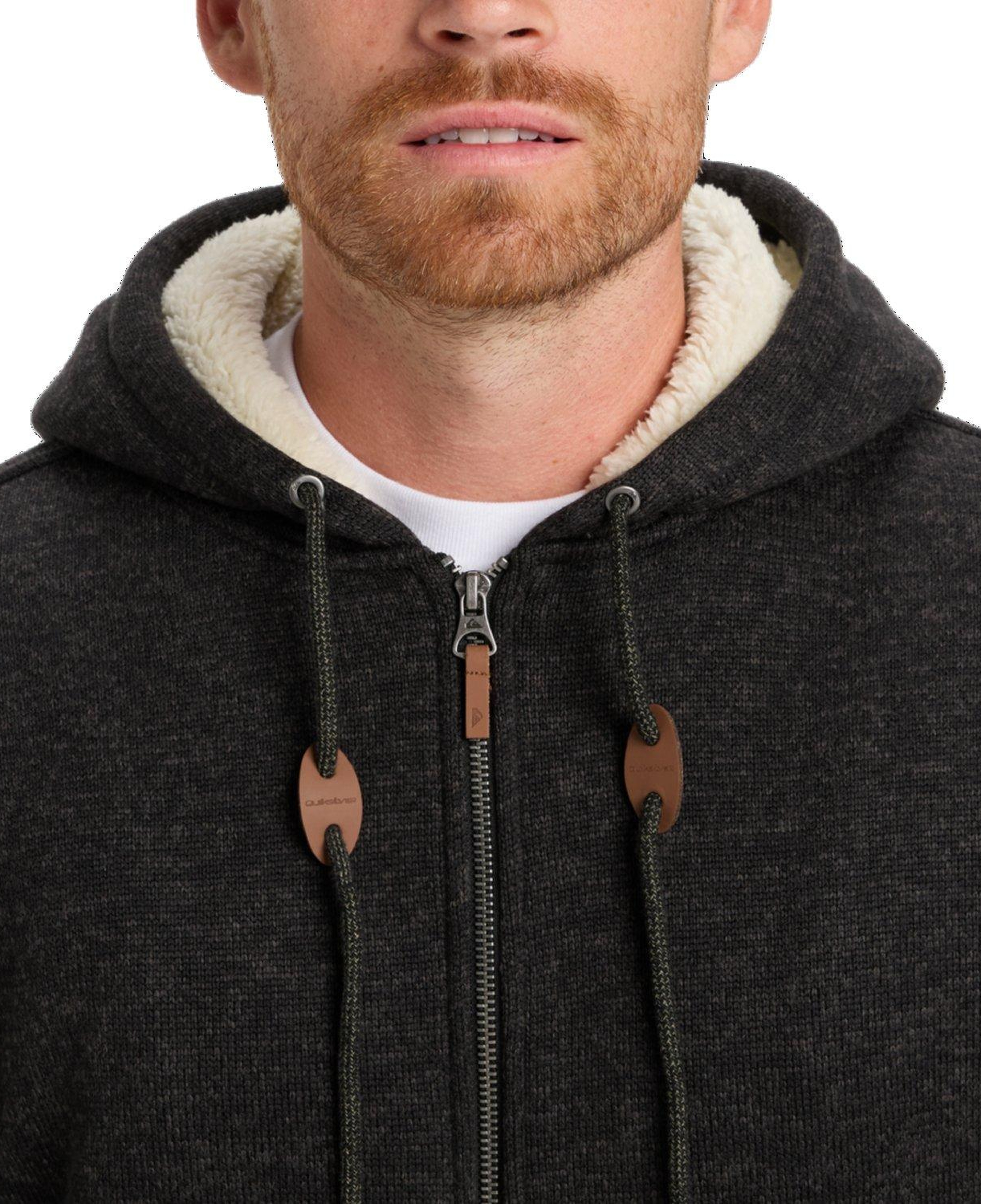 Quiksilver Keller Sherpa Erkek Siyah Sweatshirt