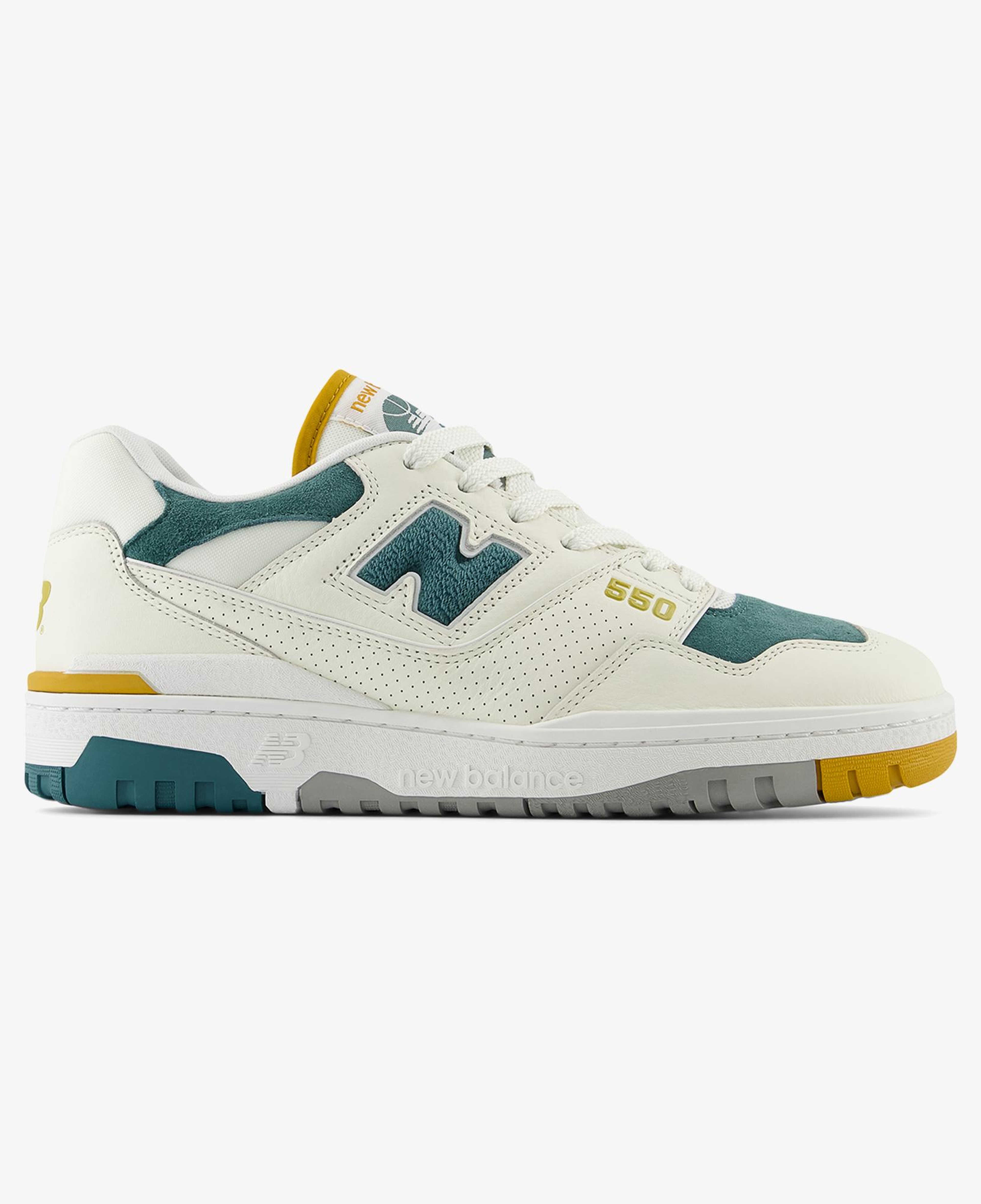 New Balance 550 Unisex Beyaz Yeşil Spor Ayakkabı