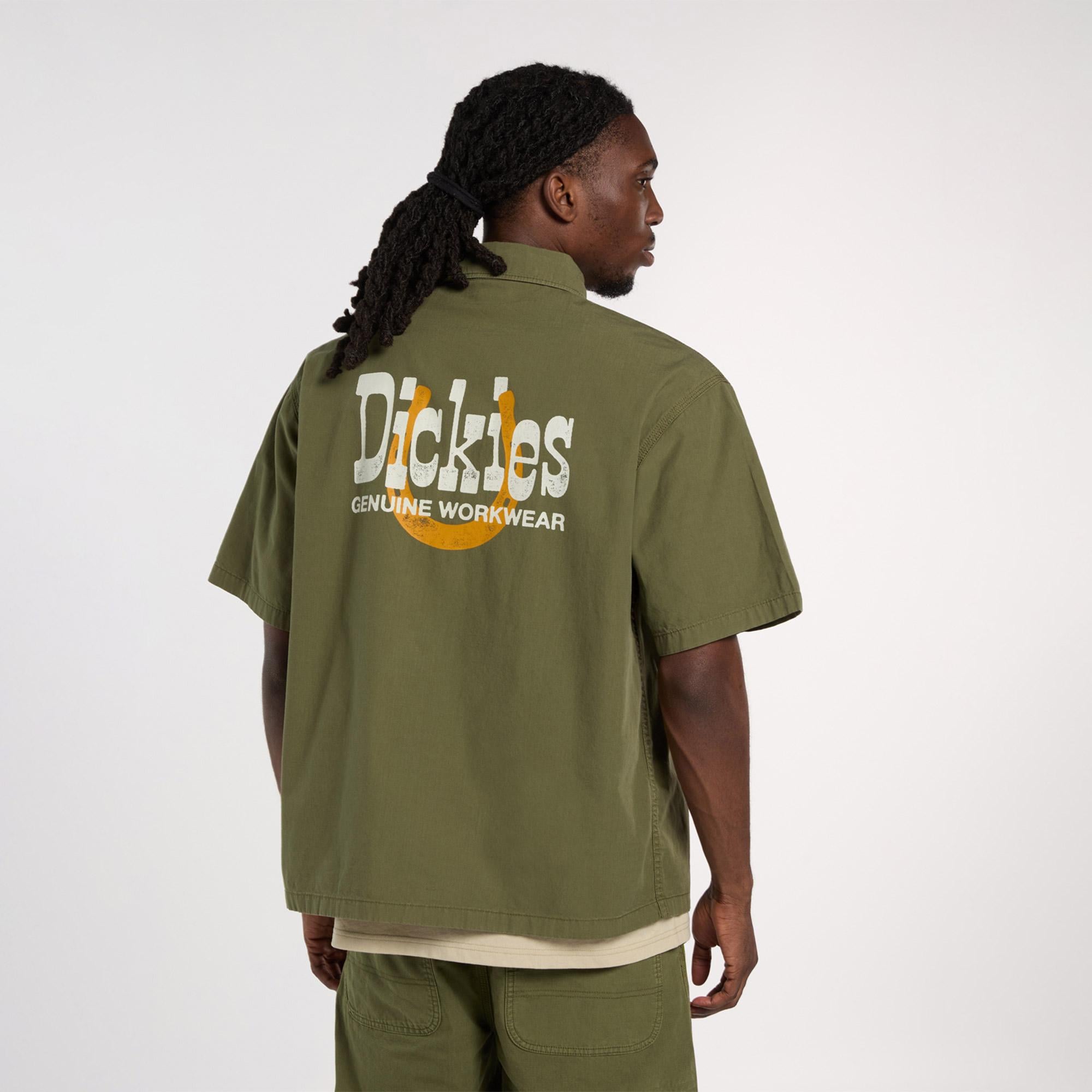 Dickies Vernal Erkek Yeşil Gömlek