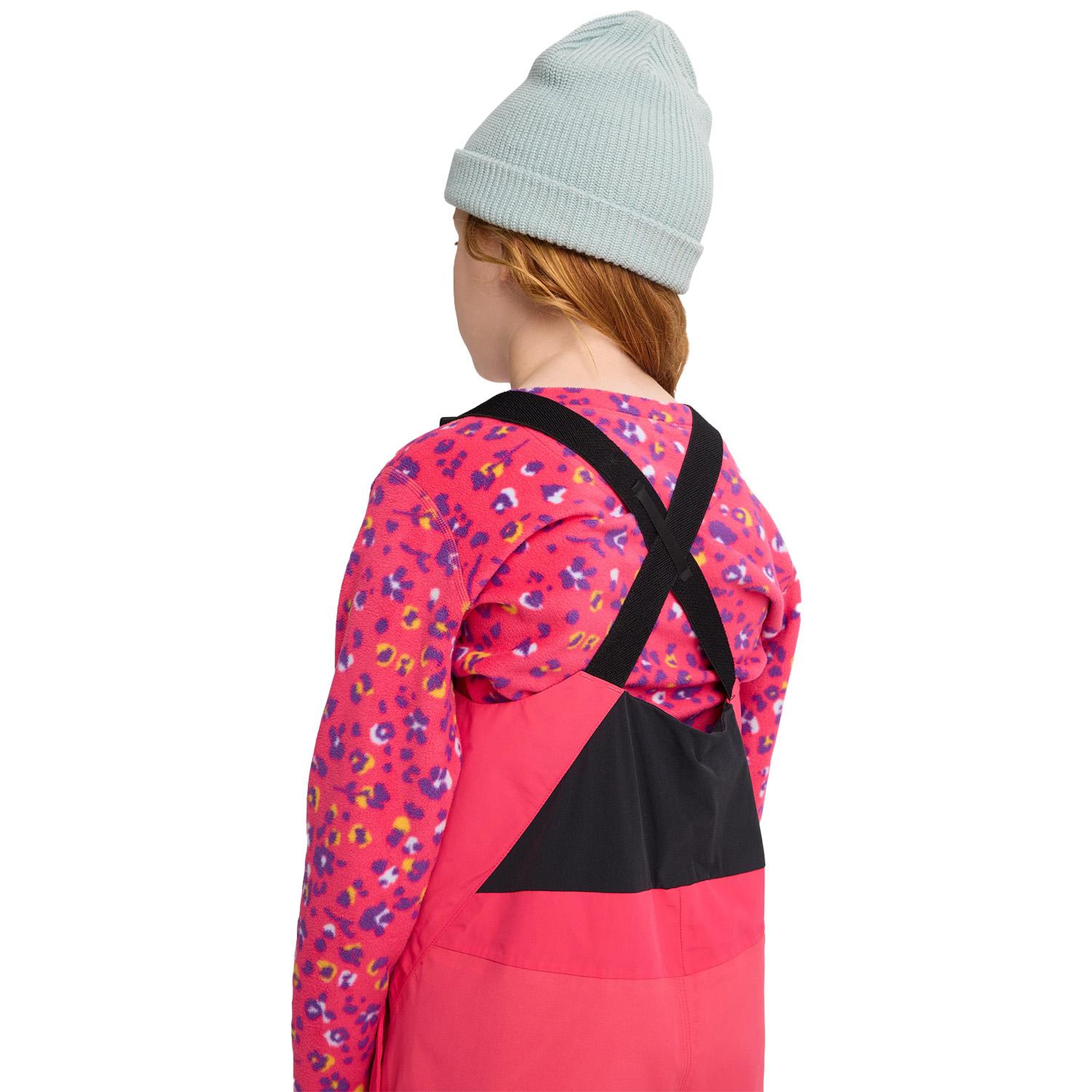 Burton Skylar 2L Bib Unisex Çocuk Pembe Snowboard Pantolonu