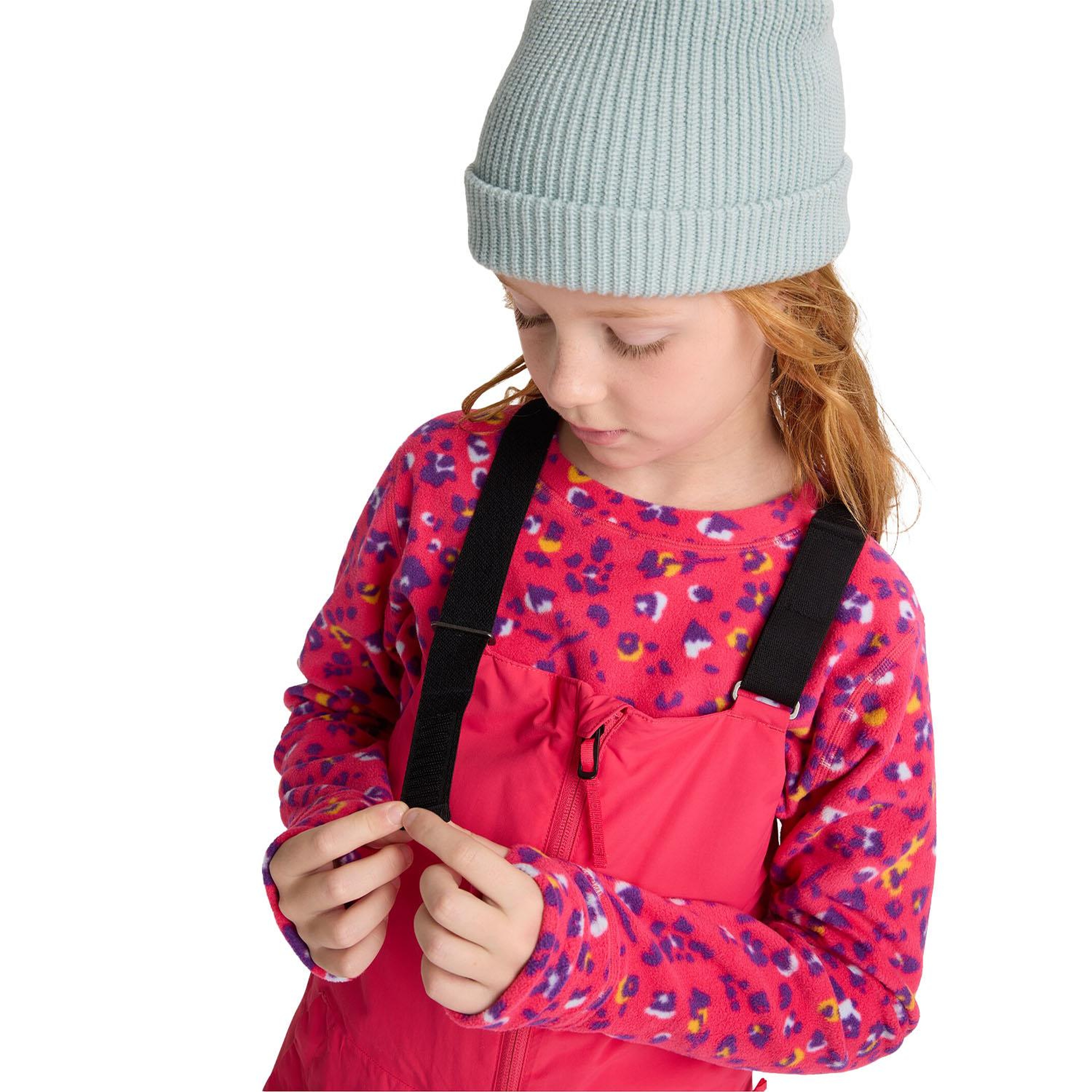 Burton Skylar 2L Bib Unisex Çocuk Pembe Snowboard Pantolonu