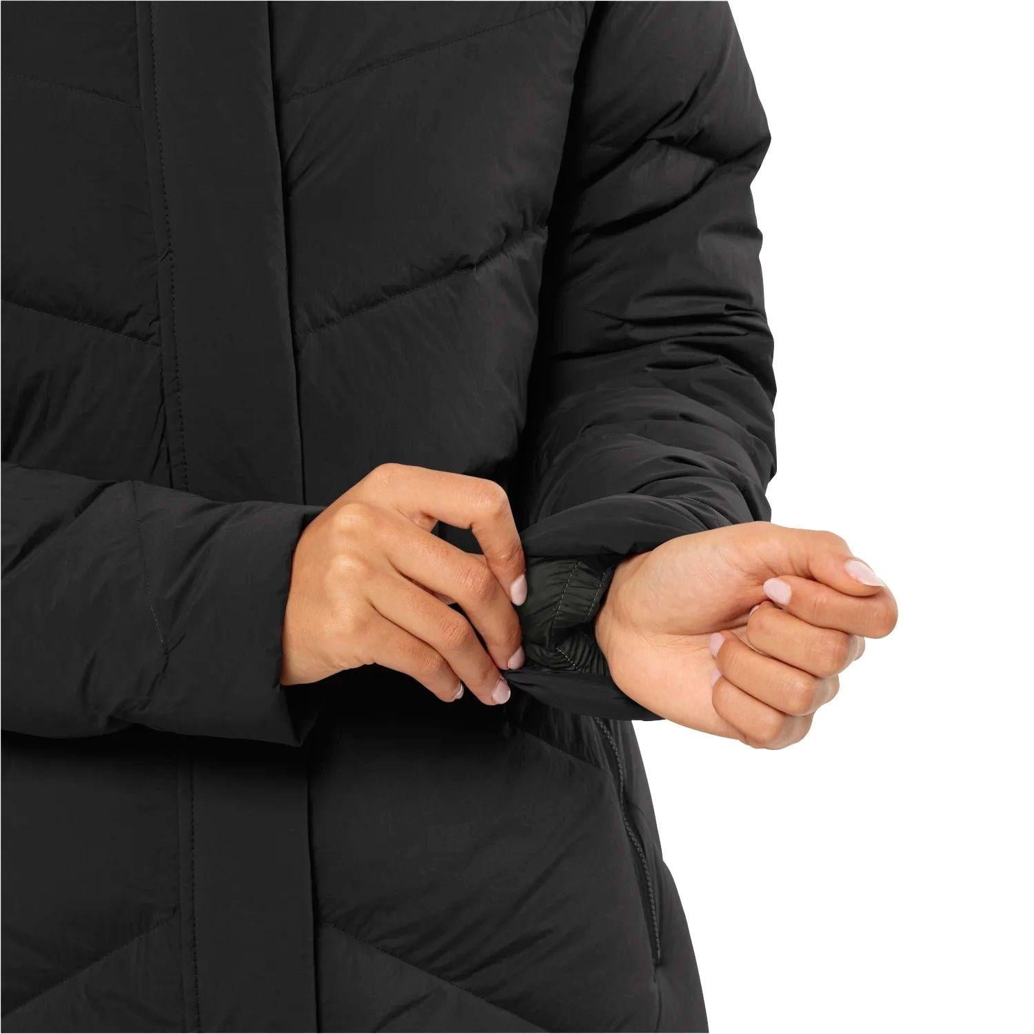 Jack Wolfskin Marienplatz Rds Kadın Siyah Outdoor Ceketi
