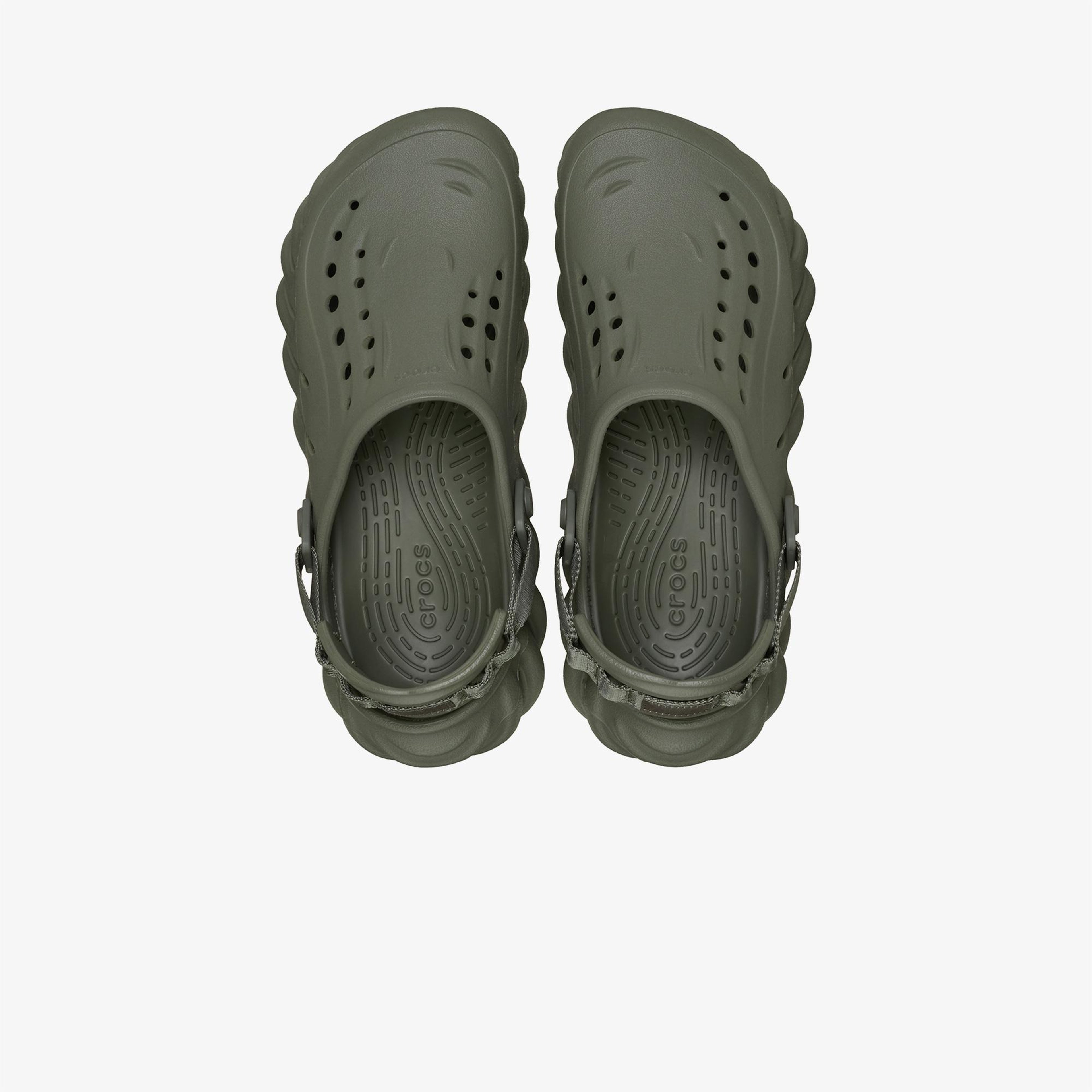 Crocs Echo Clog Erkek Yeşil Sandalet