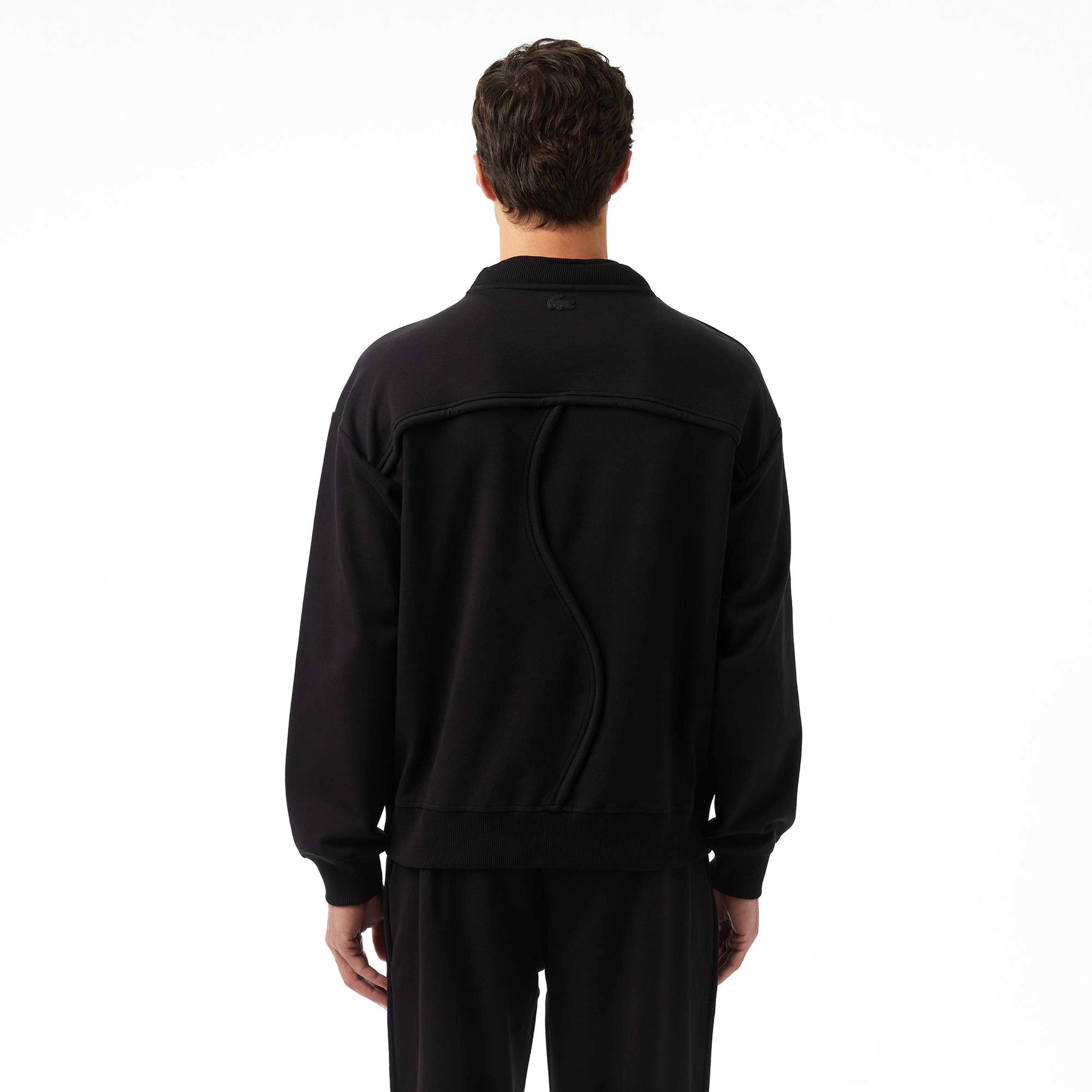 Lacoste x House of SuperStep Sport Erkek Siyah Sweatshirt