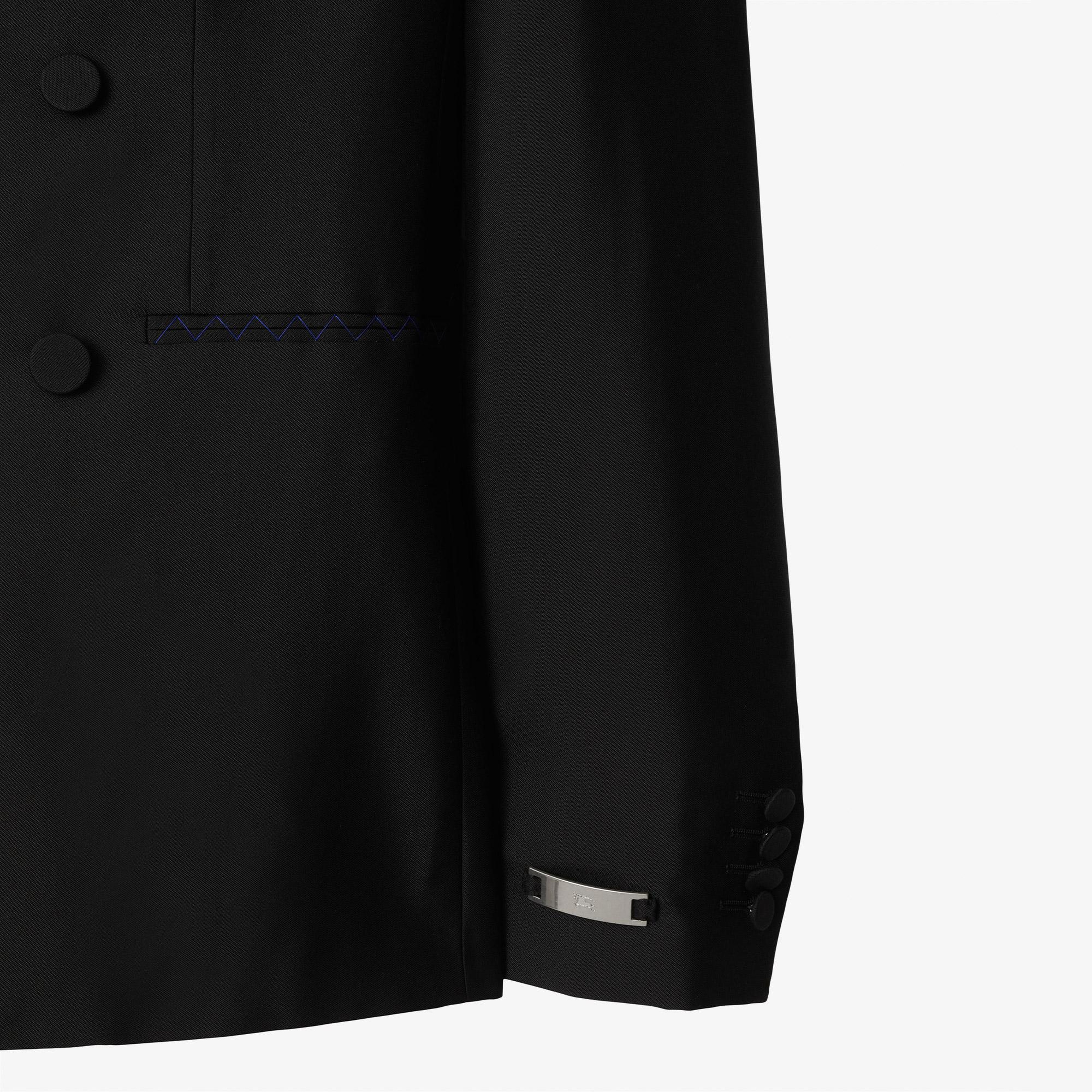 Burberry Erkek Yün Karışımlı Siyah Ceket
