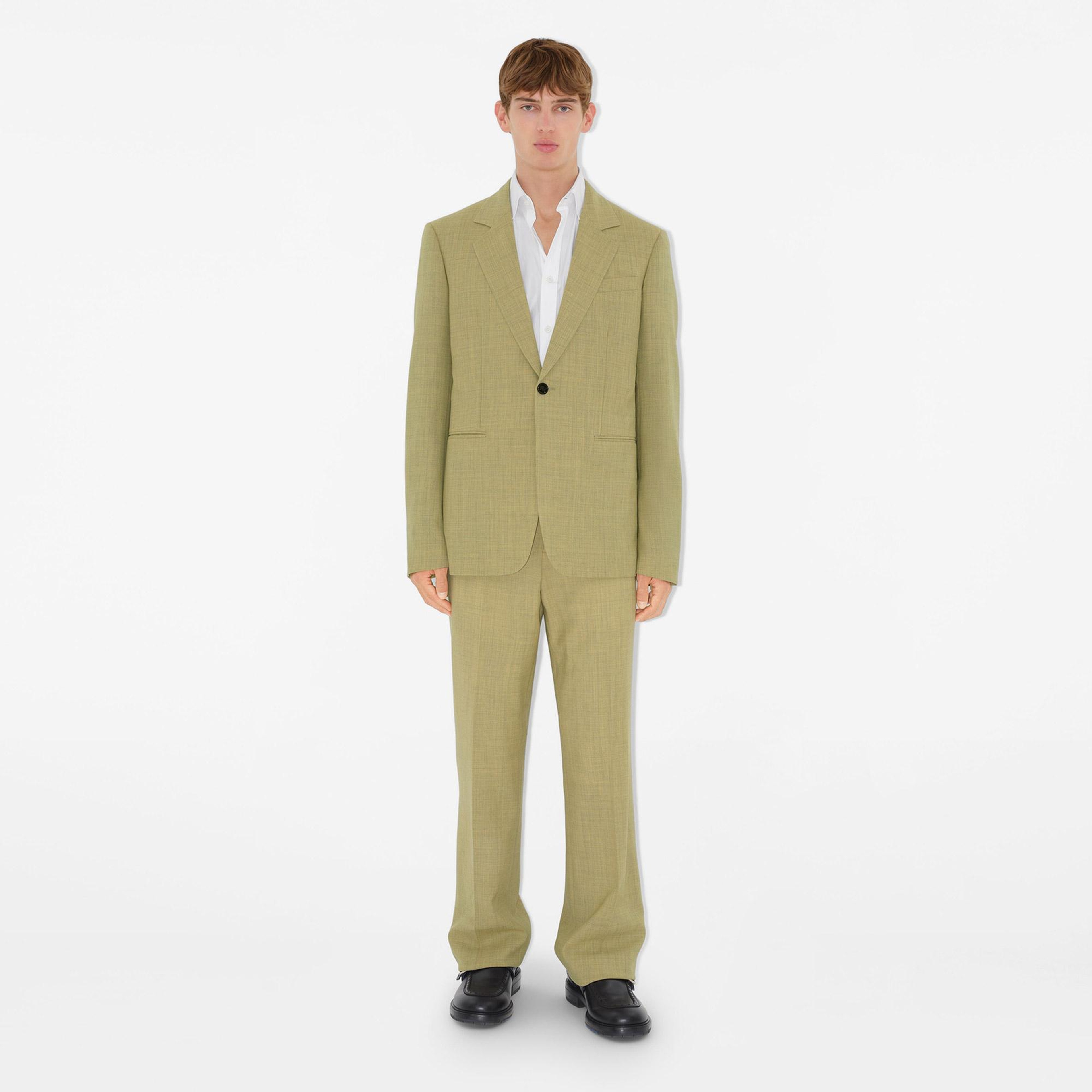 Burberry Erkek Yeşil Pantolon