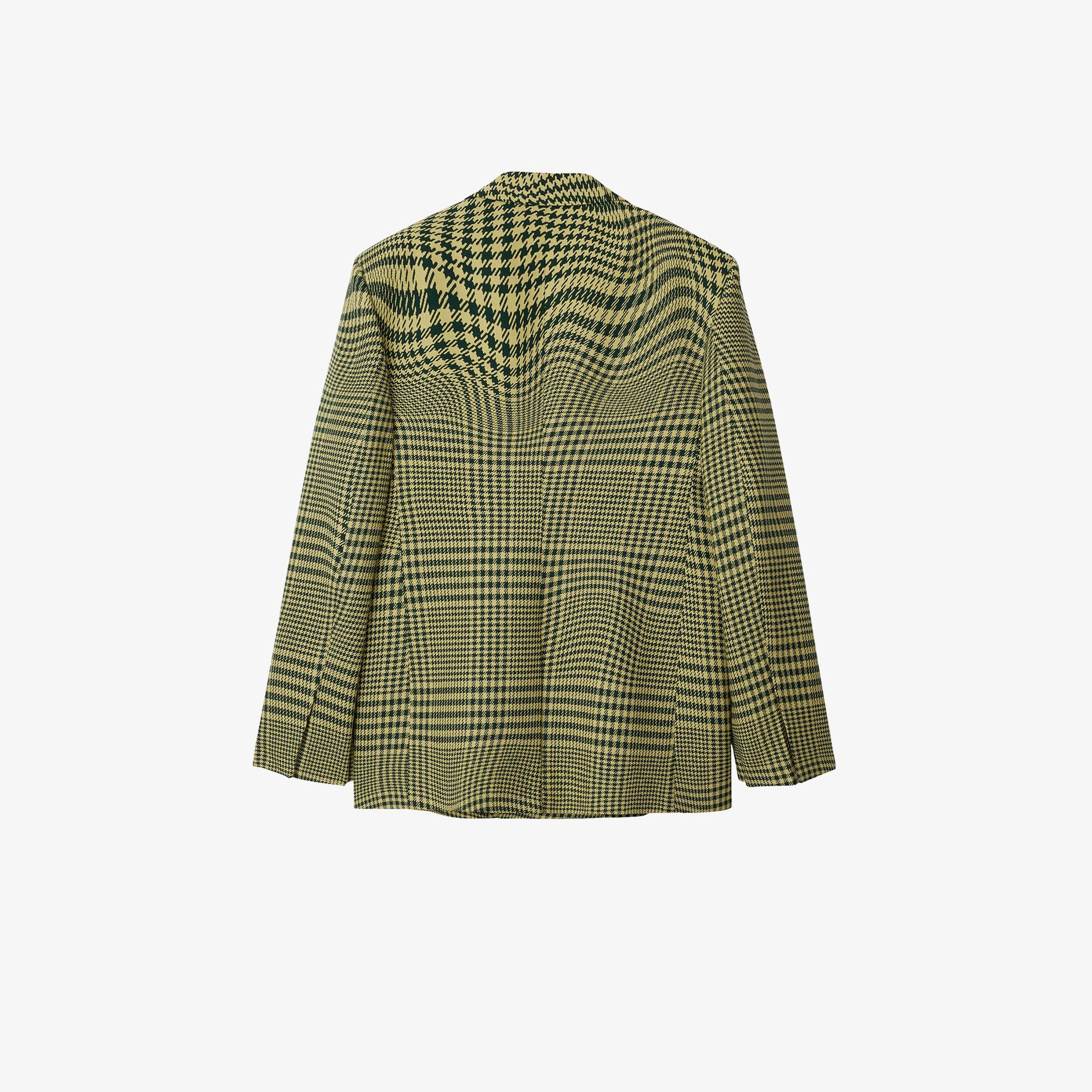 Burberry Erkek Yün Karışımlı Yeşil Ceket