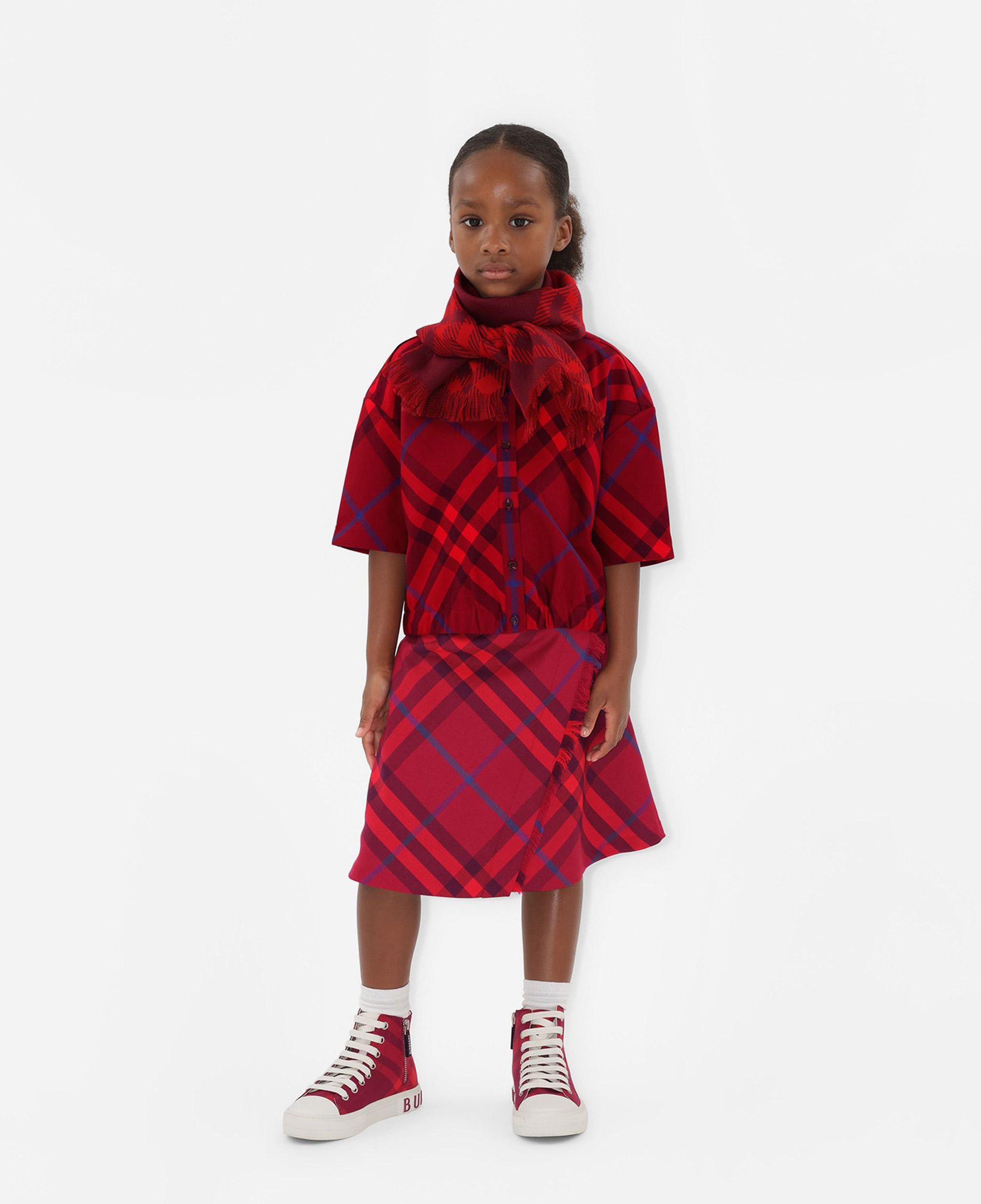 Burberry Çocuk Kırmızı Gömlek
