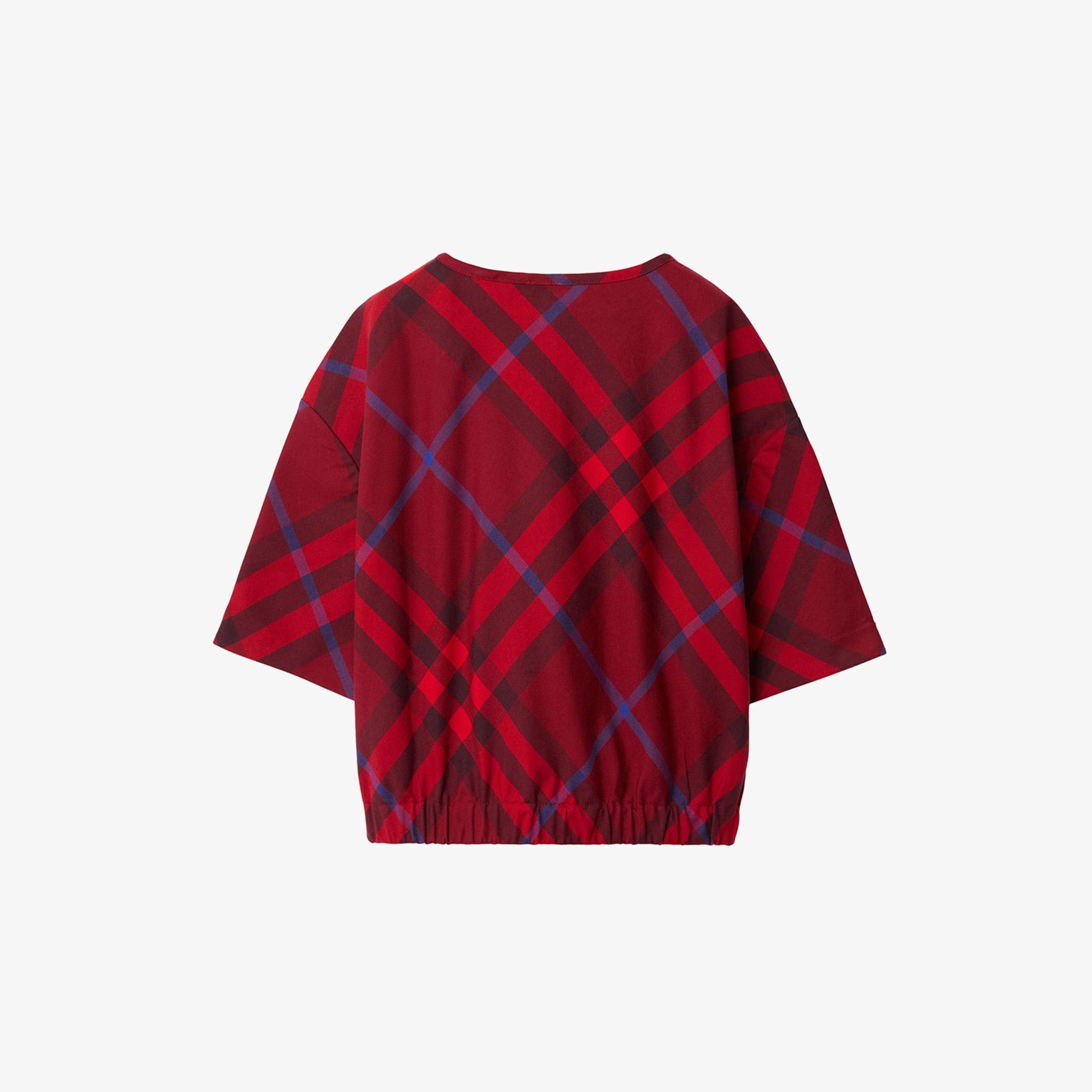Burberry Çocuk Kırmızı Gömlek