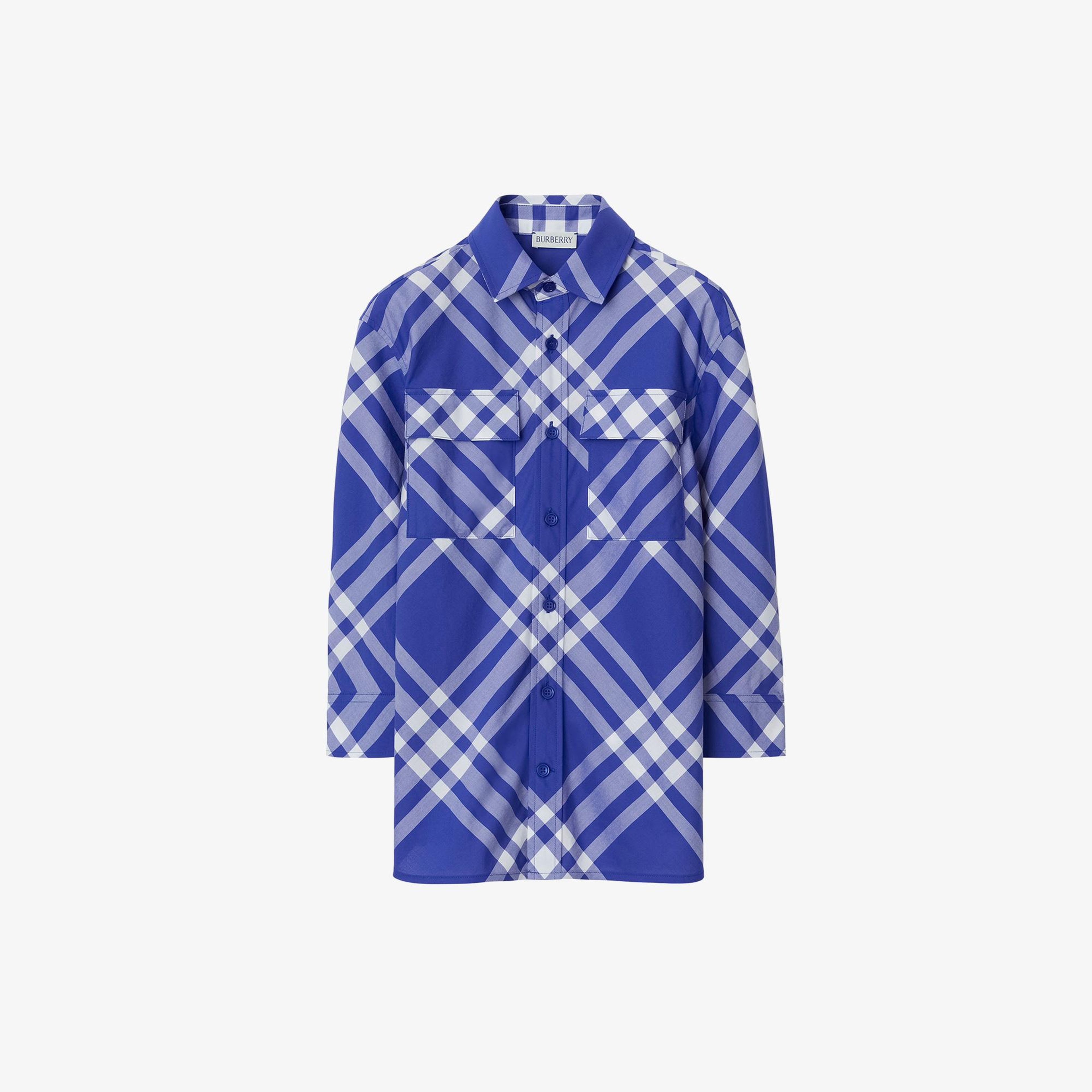 Burberry Çocuk Mavi Gömlek