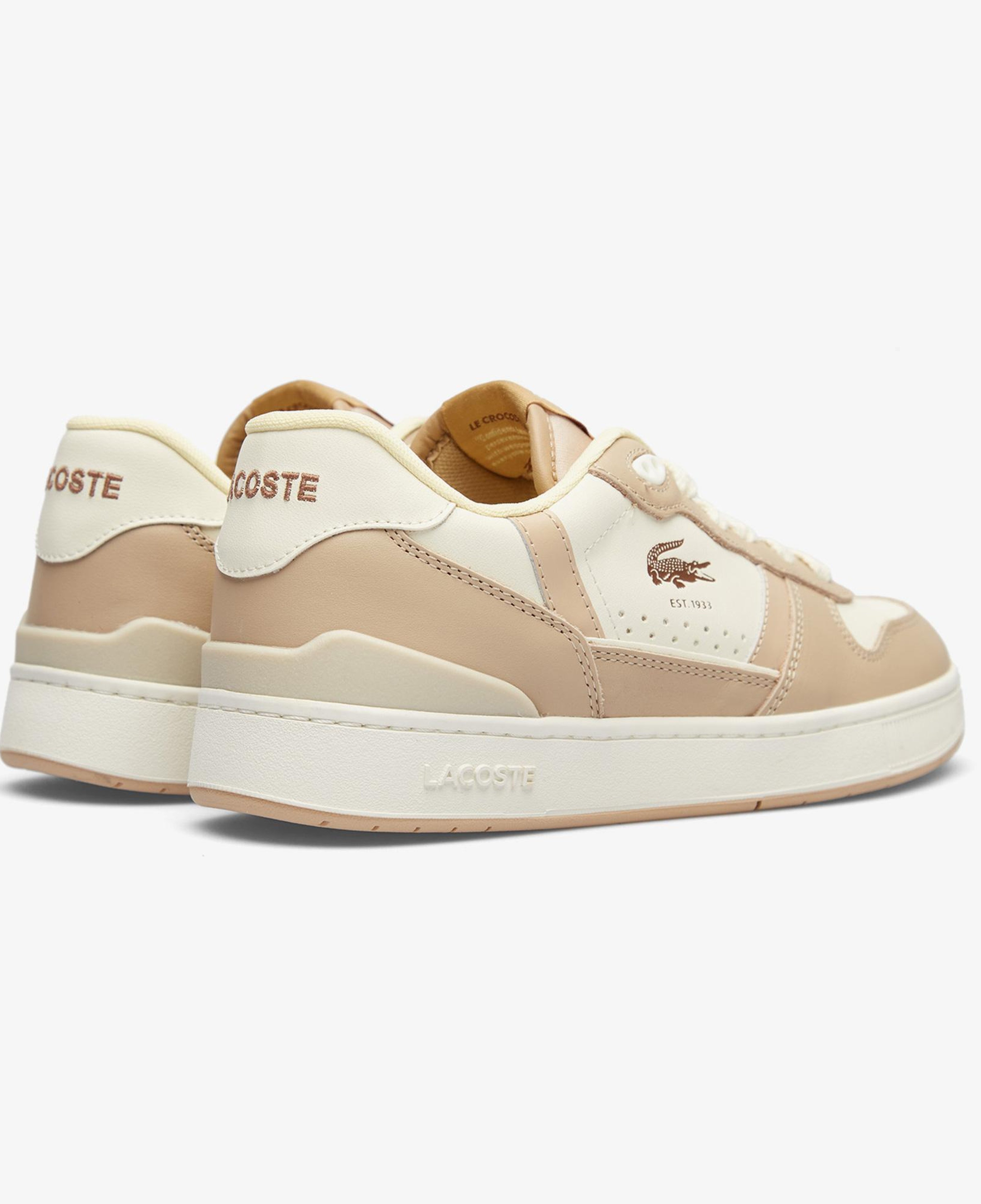 Lacoste T-Clip Kadın Bej Sneaker
