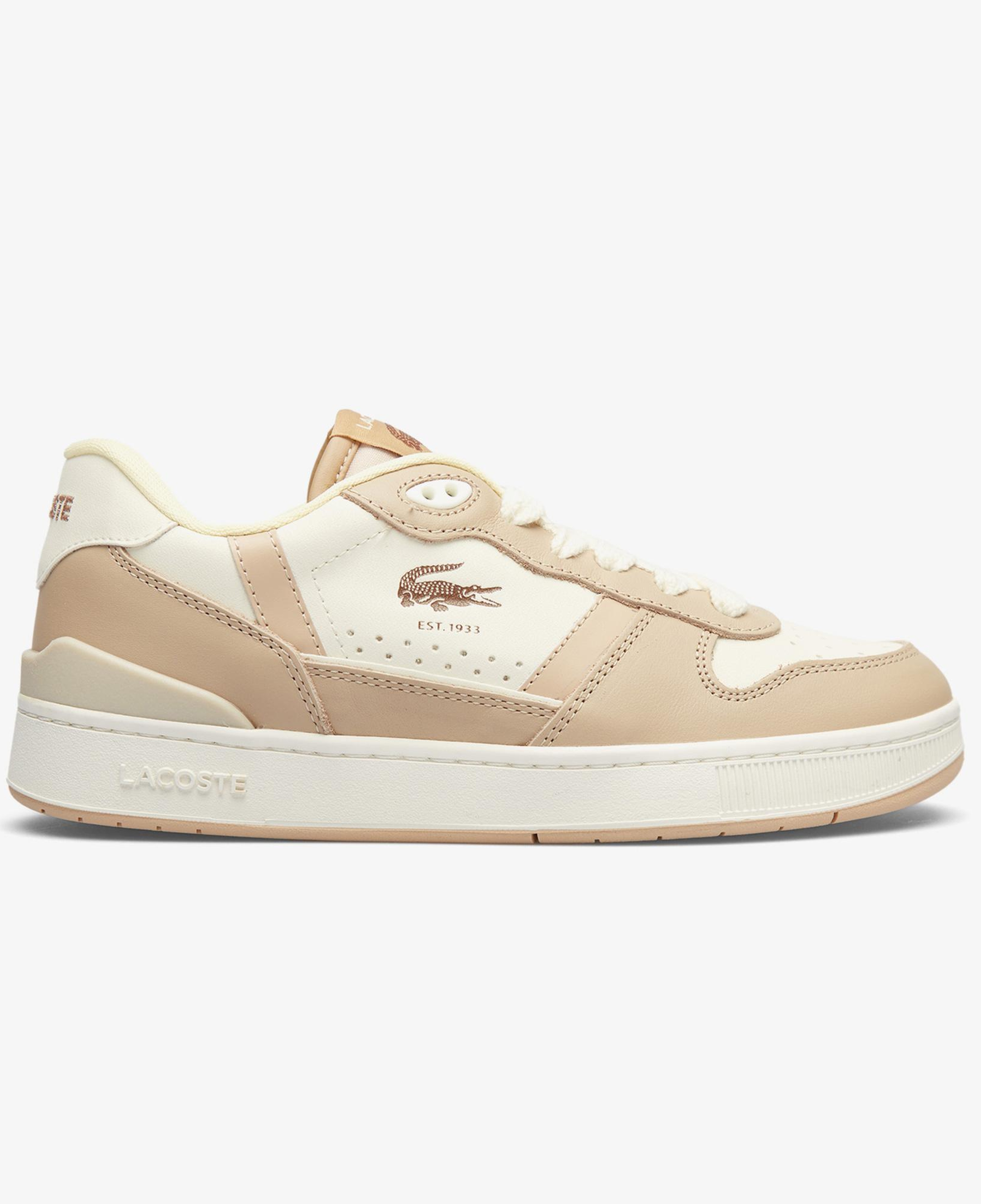 Lacoste T-Clip Kadın Bej Sneaker