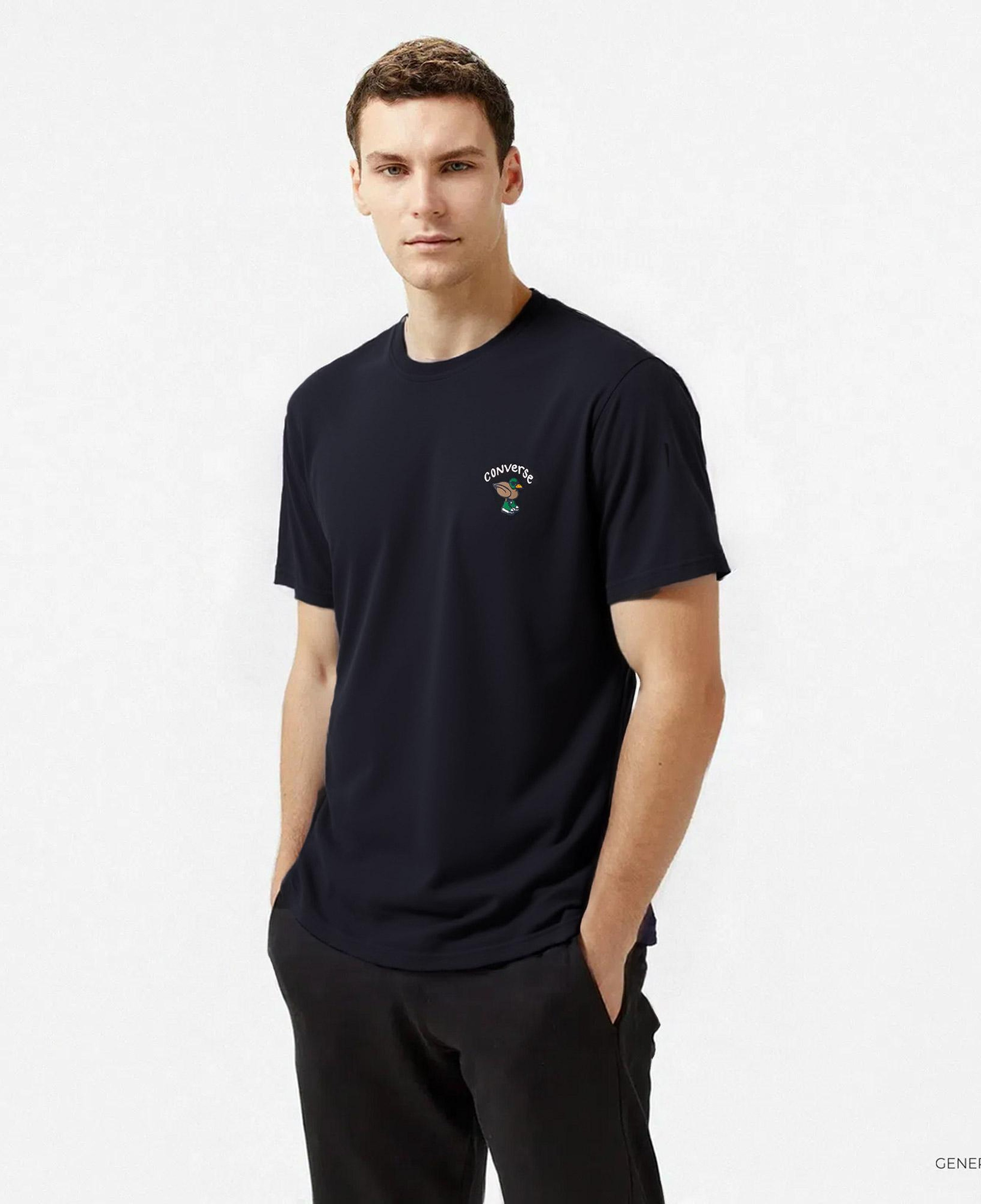 Converse Swimming Pool Erkek Siyah T-Shirt