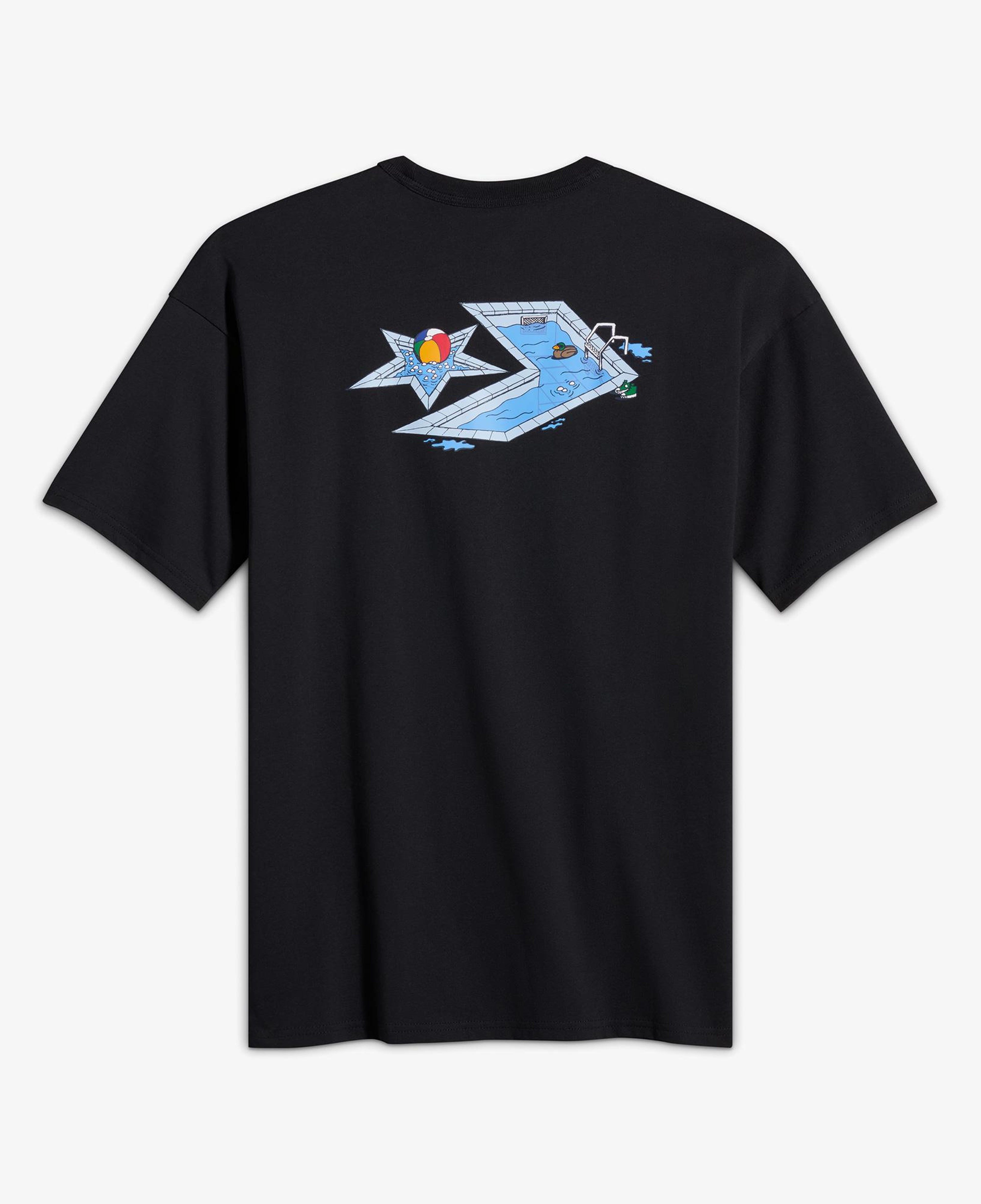 Converse Swimming Pool Erkek Siyah T-Shirt