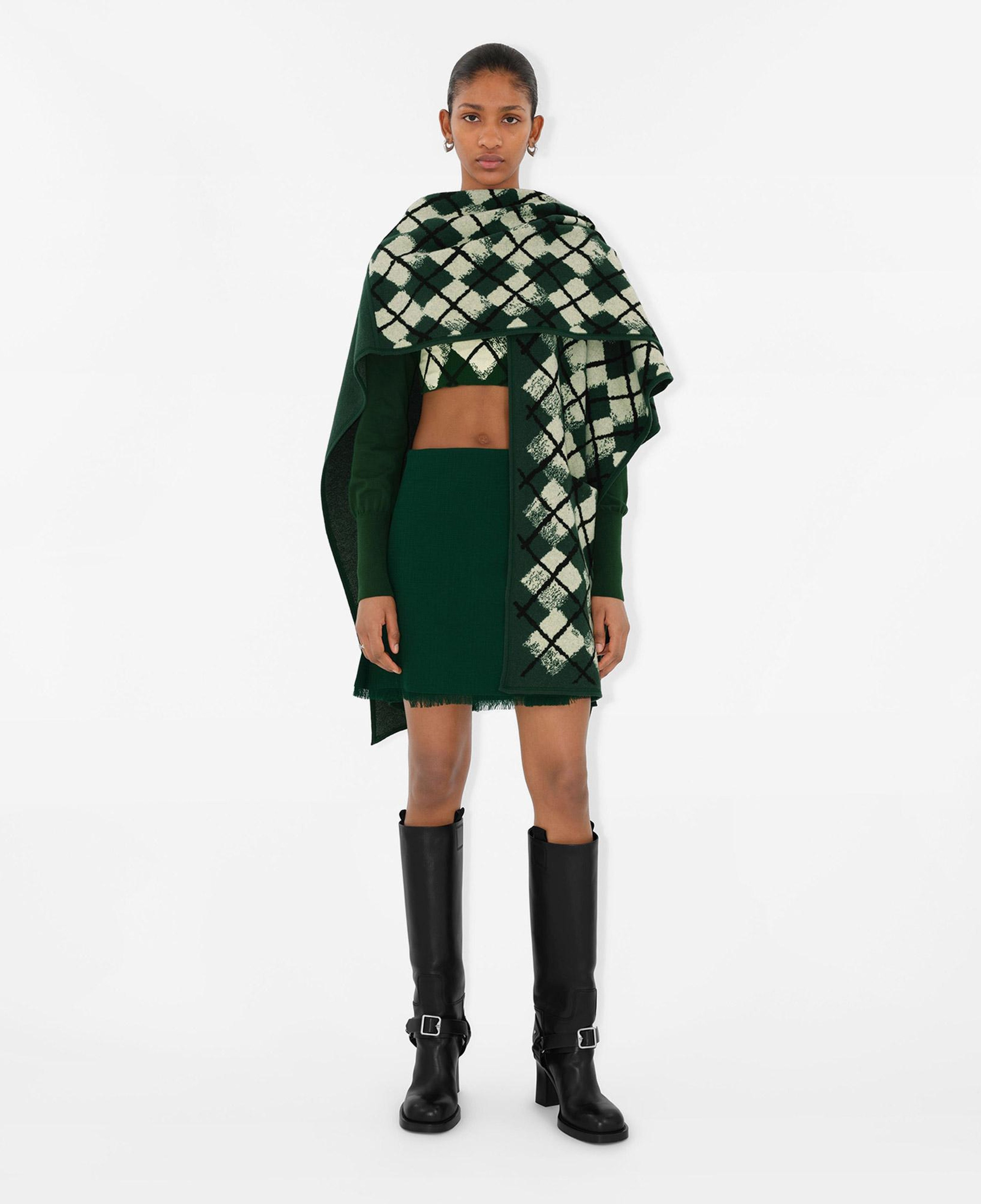 Burberry Kadın Yeşil Panço