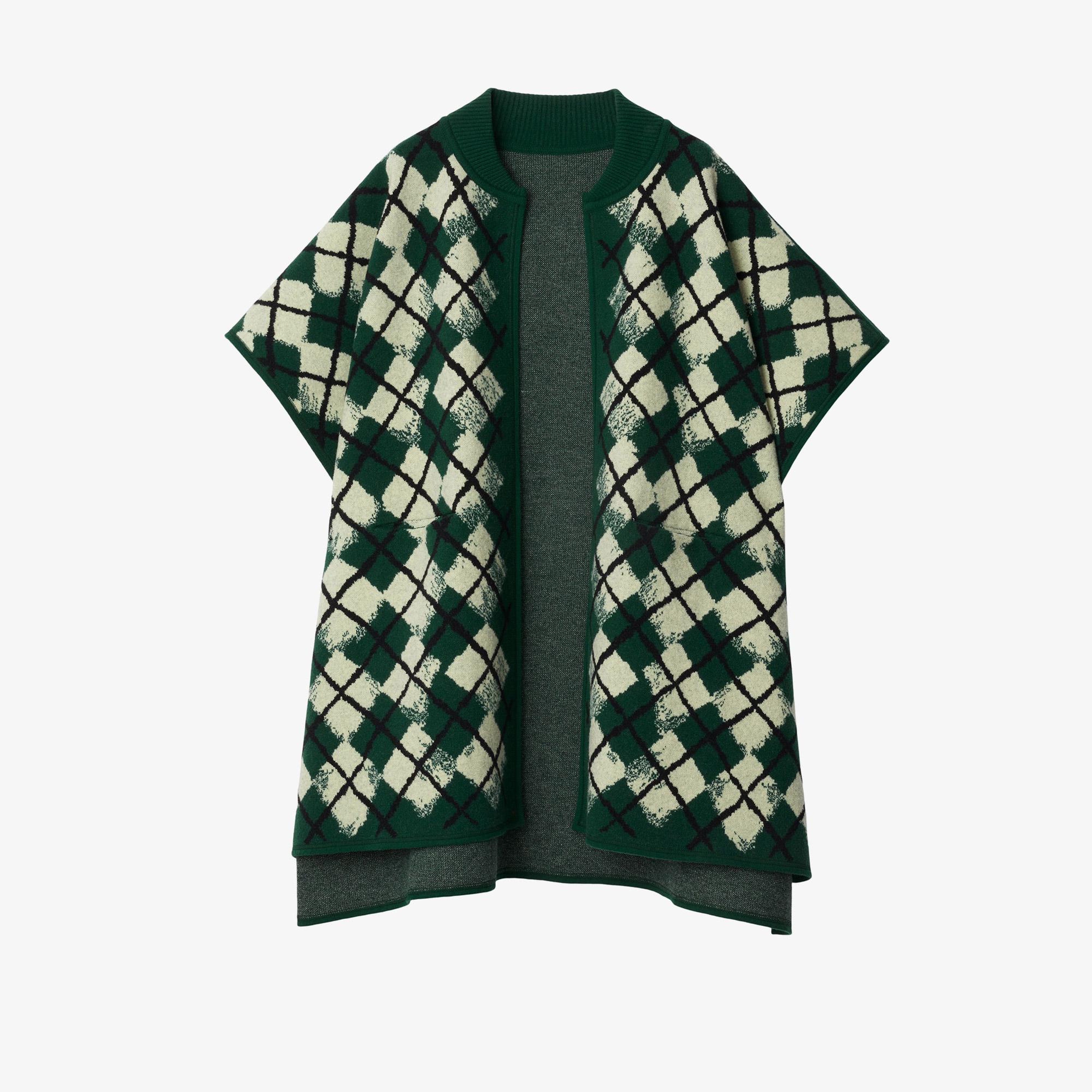 Burberry Kadın Yeşil Panço